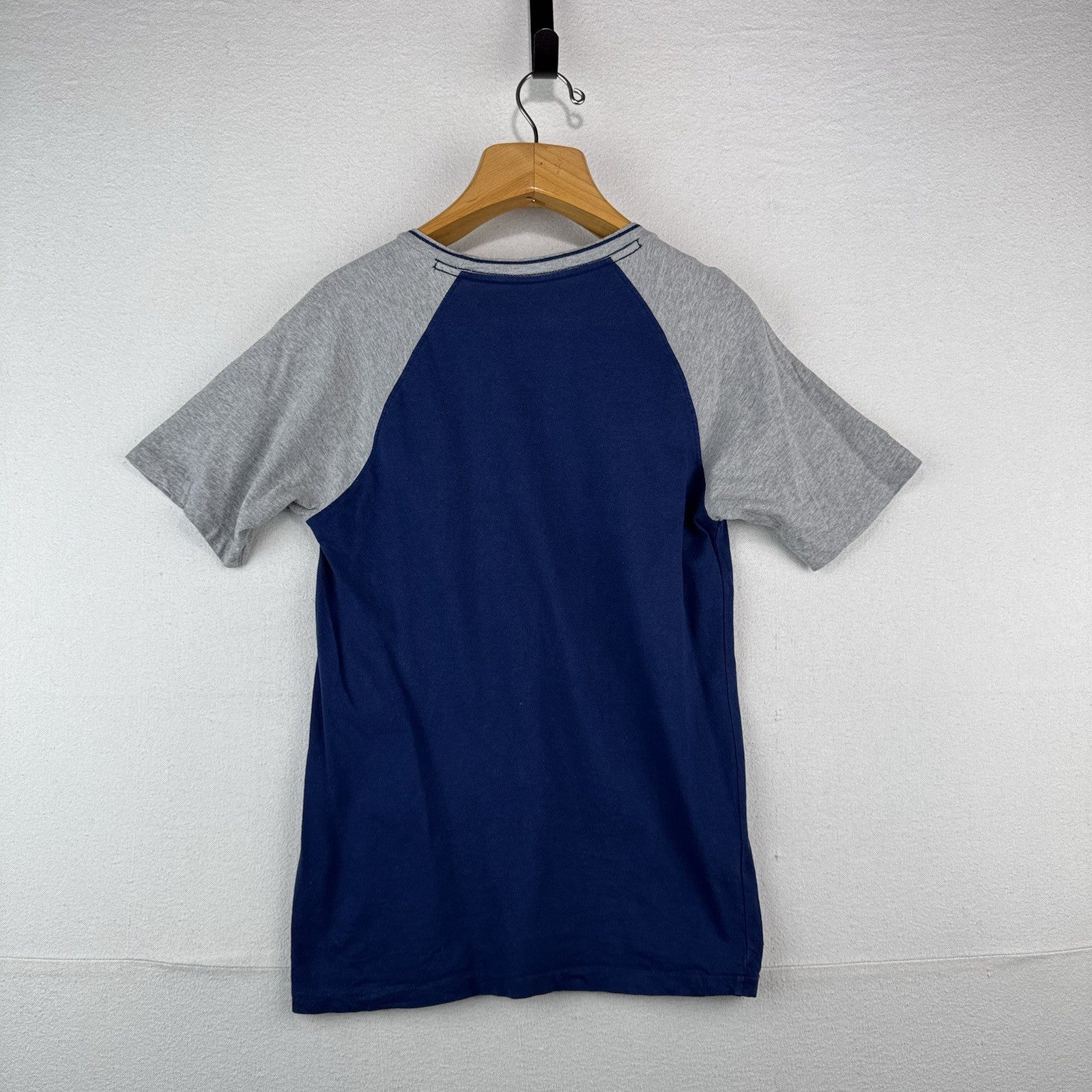 Polo Ralph Lauren Youth Large Blue Raglan Baseball Tee T-Shirt Fits Women Small