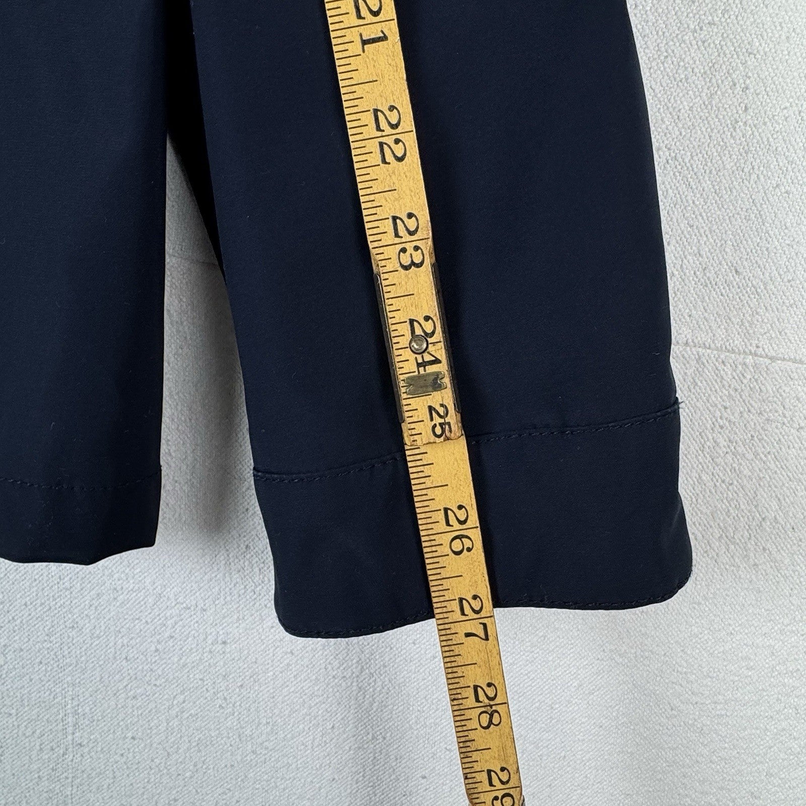 Tommy Hilfiger Men's XL Lightweight Jacket Water & Wind Resistant Blue w/Hood