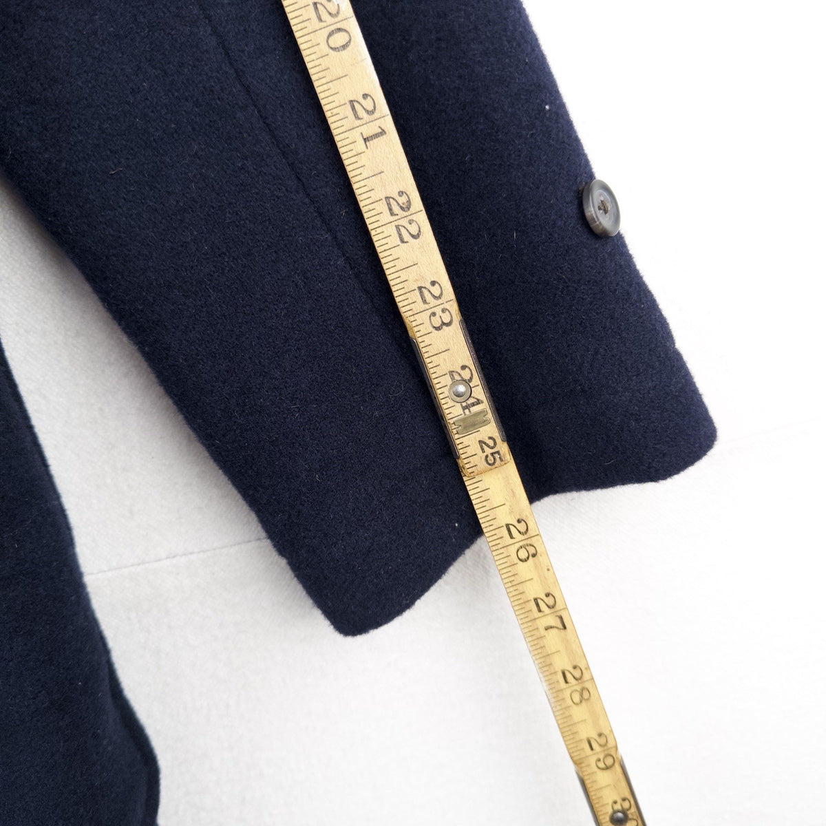 Polo Ralph Lauren Toggle Duffle Hooded Wool Peacoat Navy Blue Youth XL 18-20