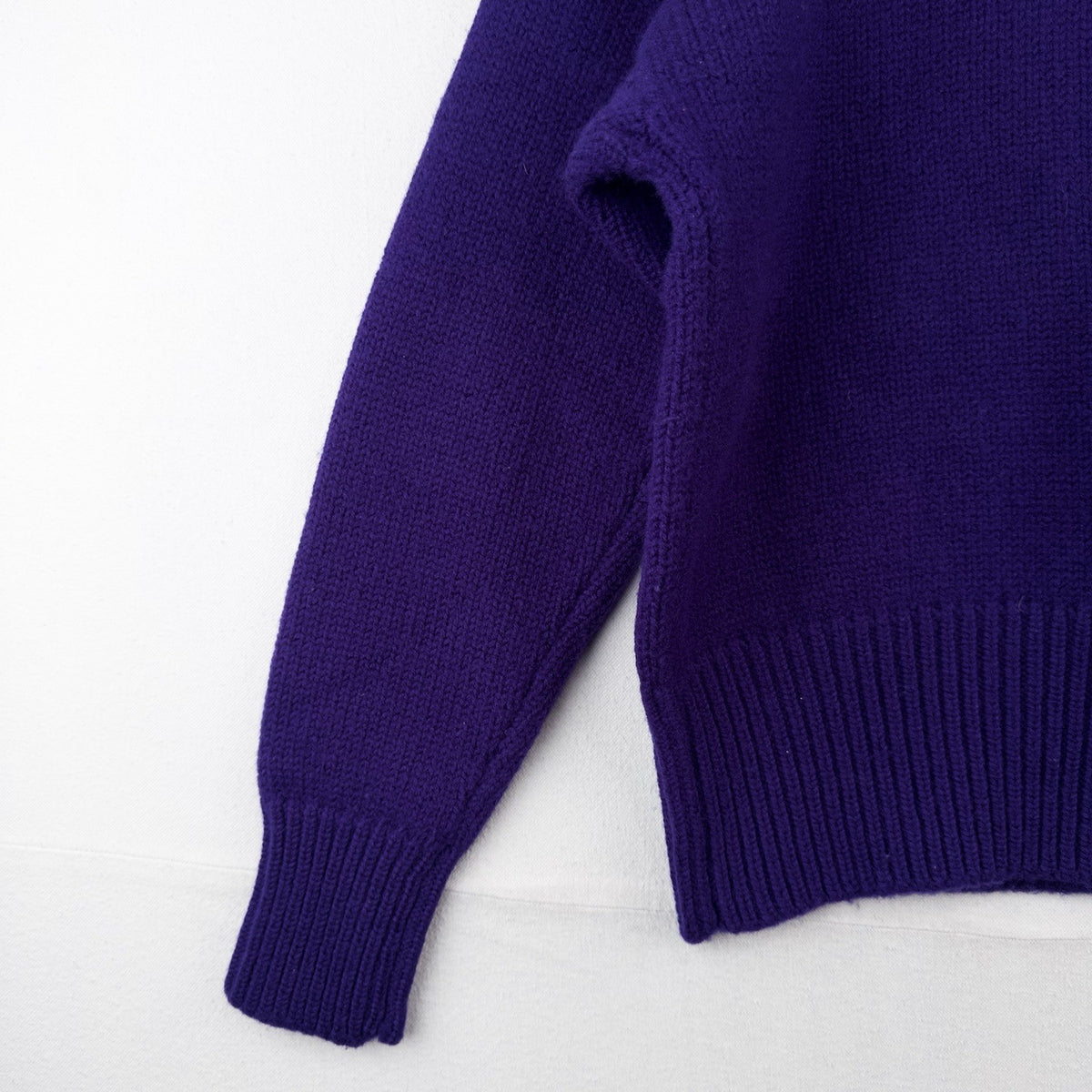 80’s Vtg Polo Ralph Lauren Wool Boat Neck Purple Embroidered Crest Sweater XL