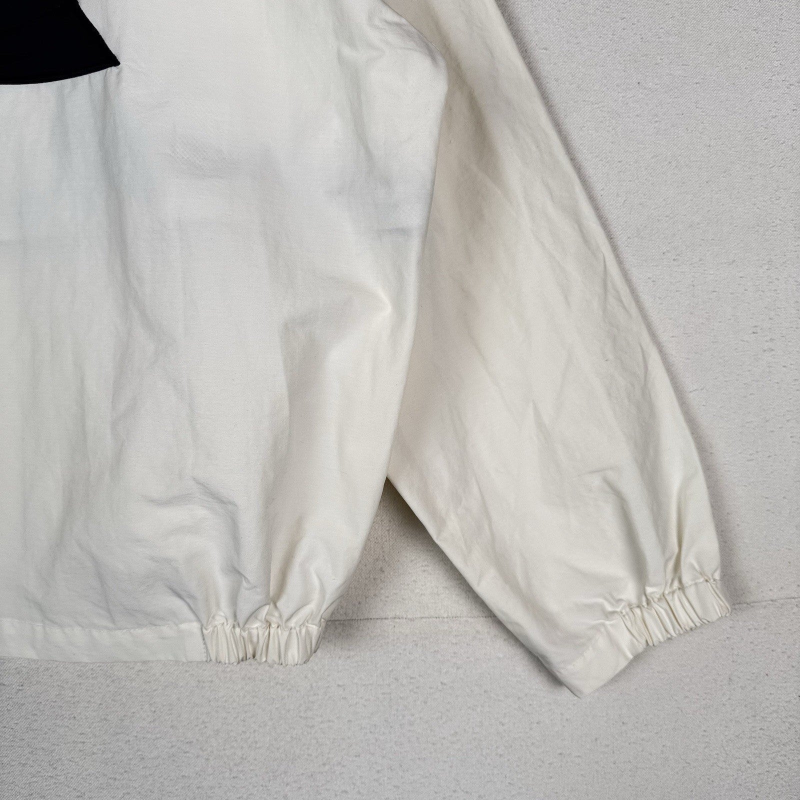 Vtg 90’s Nautica Men’s Large Sailing Windbreaker Jacket White Blue Full Zip Flag