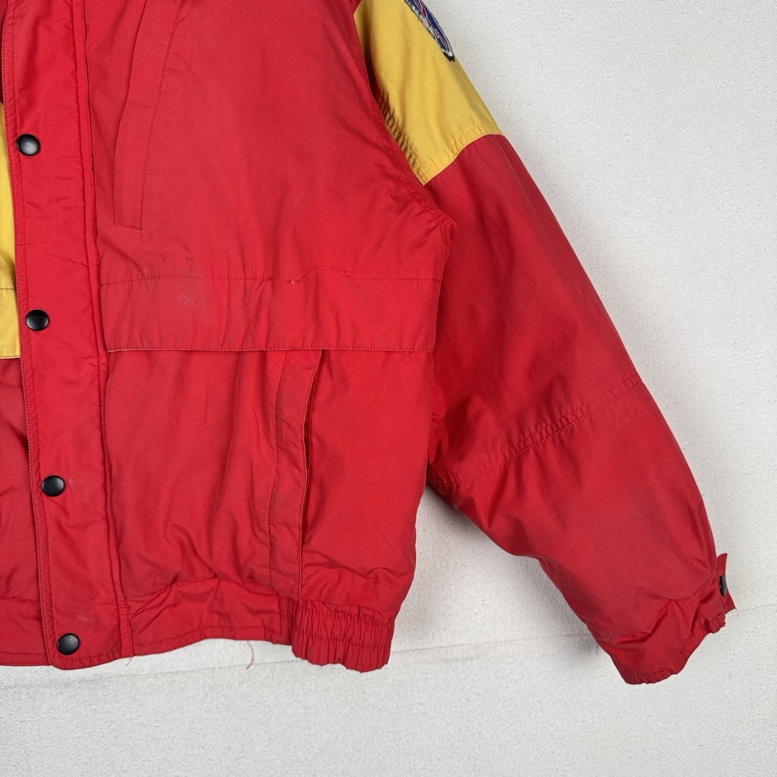 Vtg 80’s William Barry Struggle Gear Mountain Ski Jacket Men's Large Colorblock