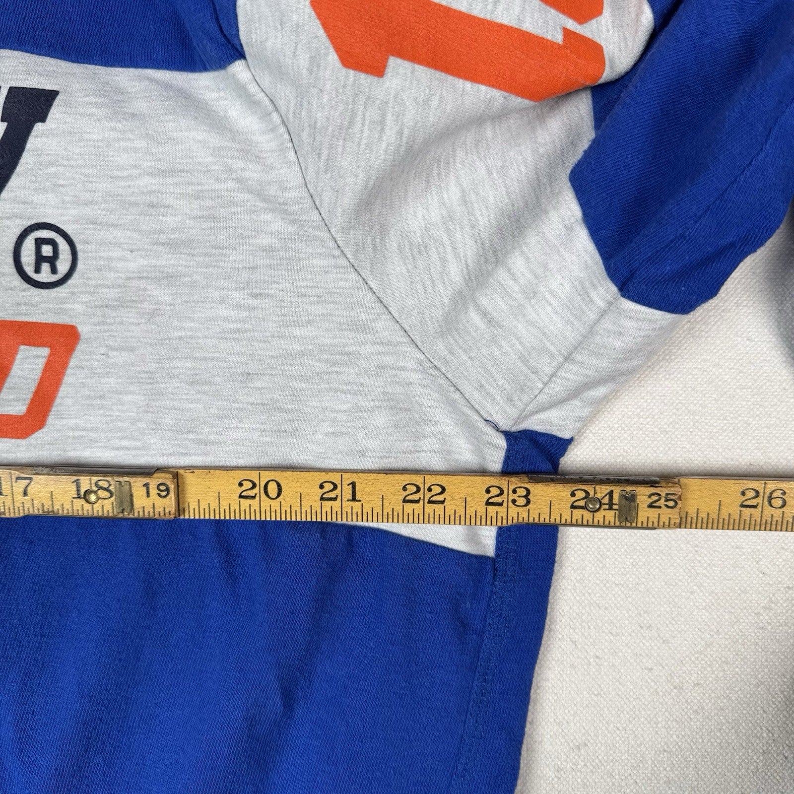 Superdry Men’s Track & Field Podium Oversized Long Sleeve T-Shirt Large Blue
