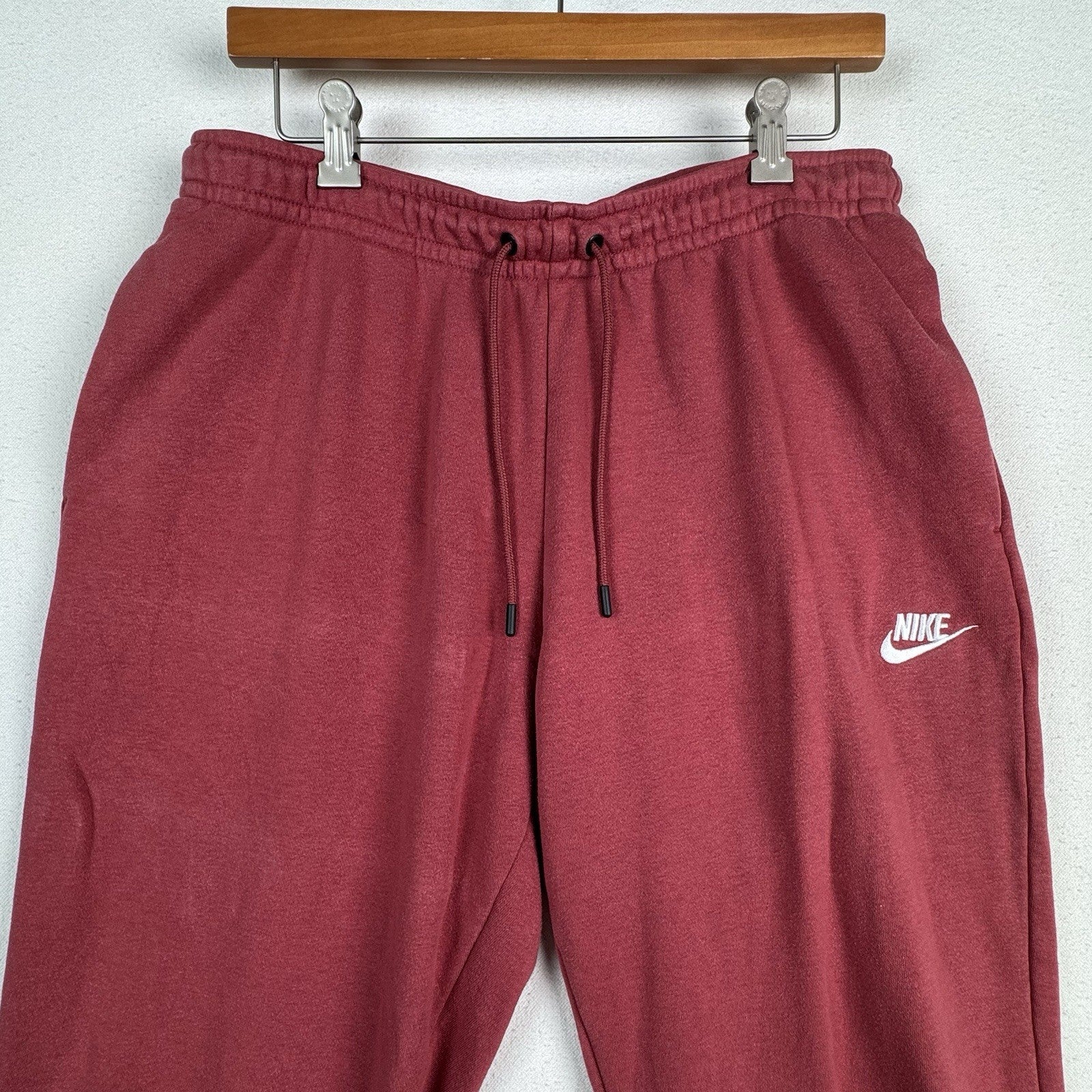 Nike Women’s Large Sportswear Essential Mid-Rise Fleece Sweats Watermelon Pink