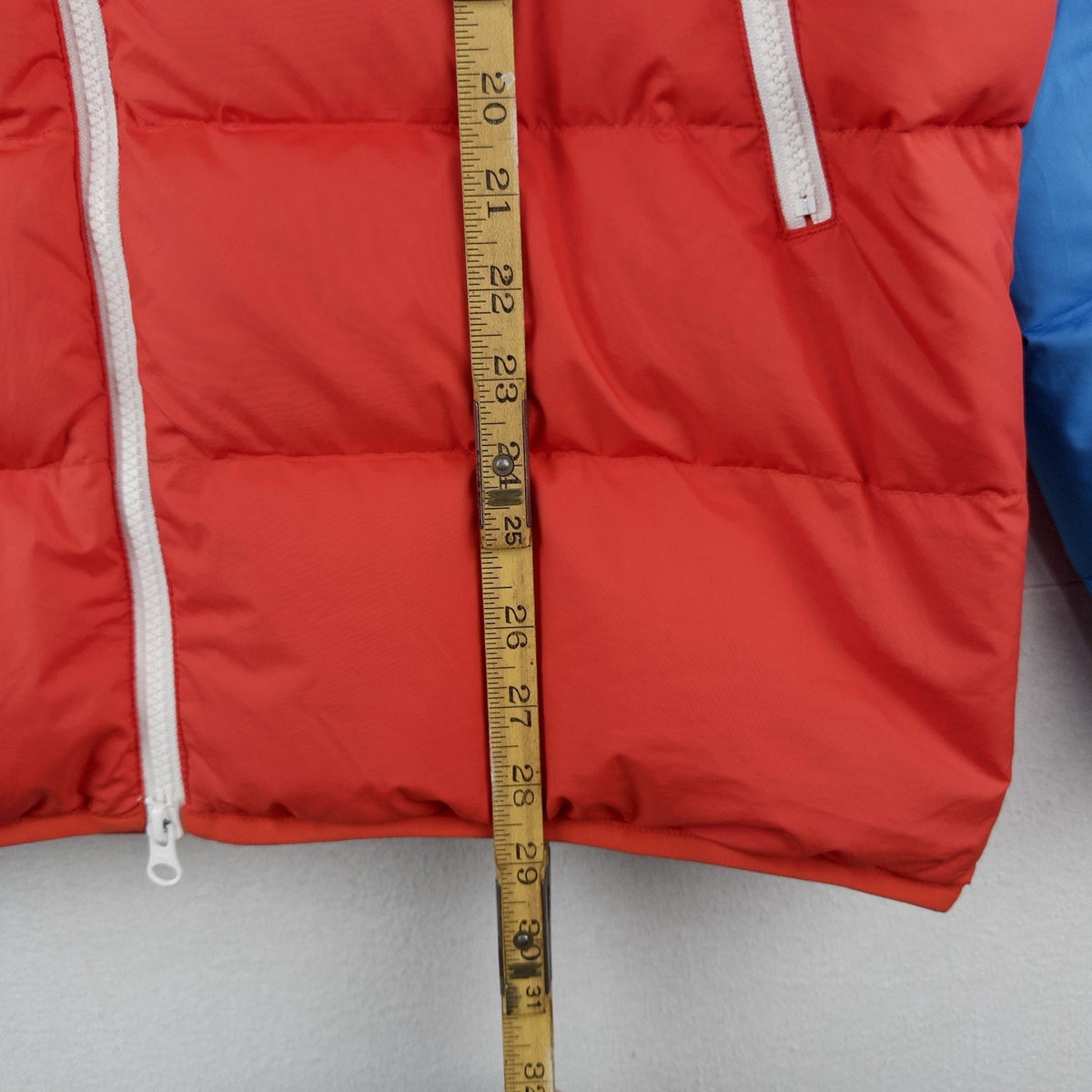 Nike Sportswear Windrunner Down Puffer Jacket Men’s Large Blue White Colorblock