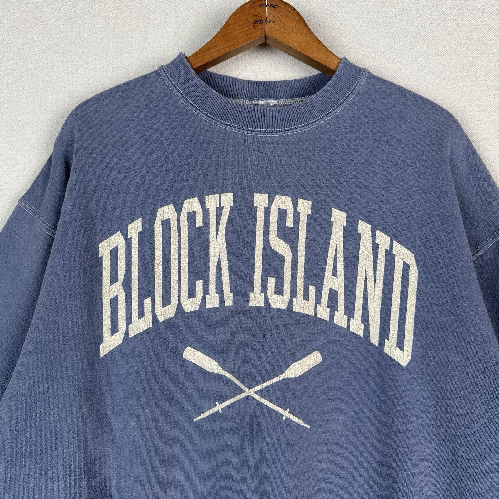 Vintage Block Island Oarsman Crew Sweatshirt Size XL Purple *No Tag