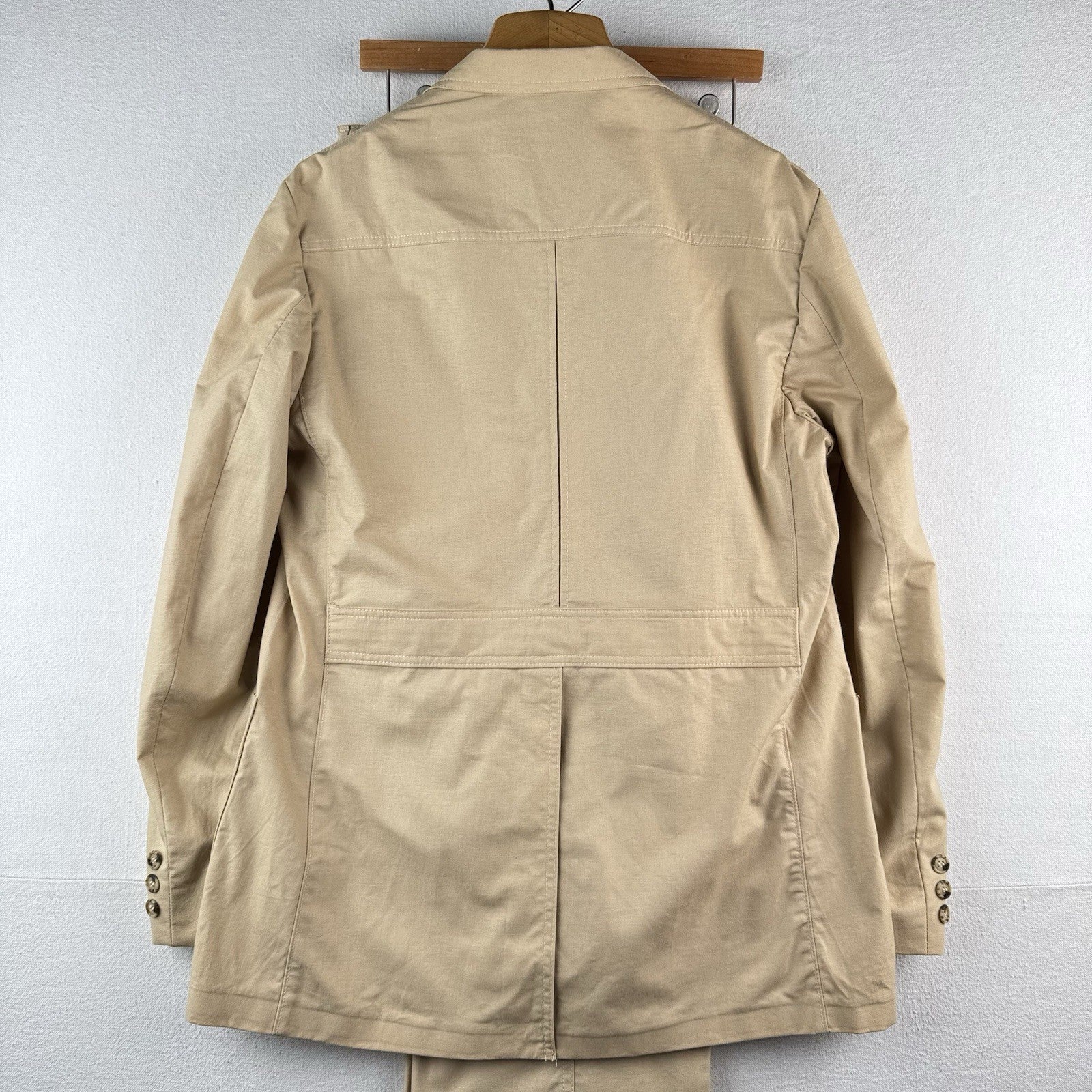 70's Vintage Separate By Lee Khaki Safari Suit Jacket 40 Pants 32x27 Made In USA