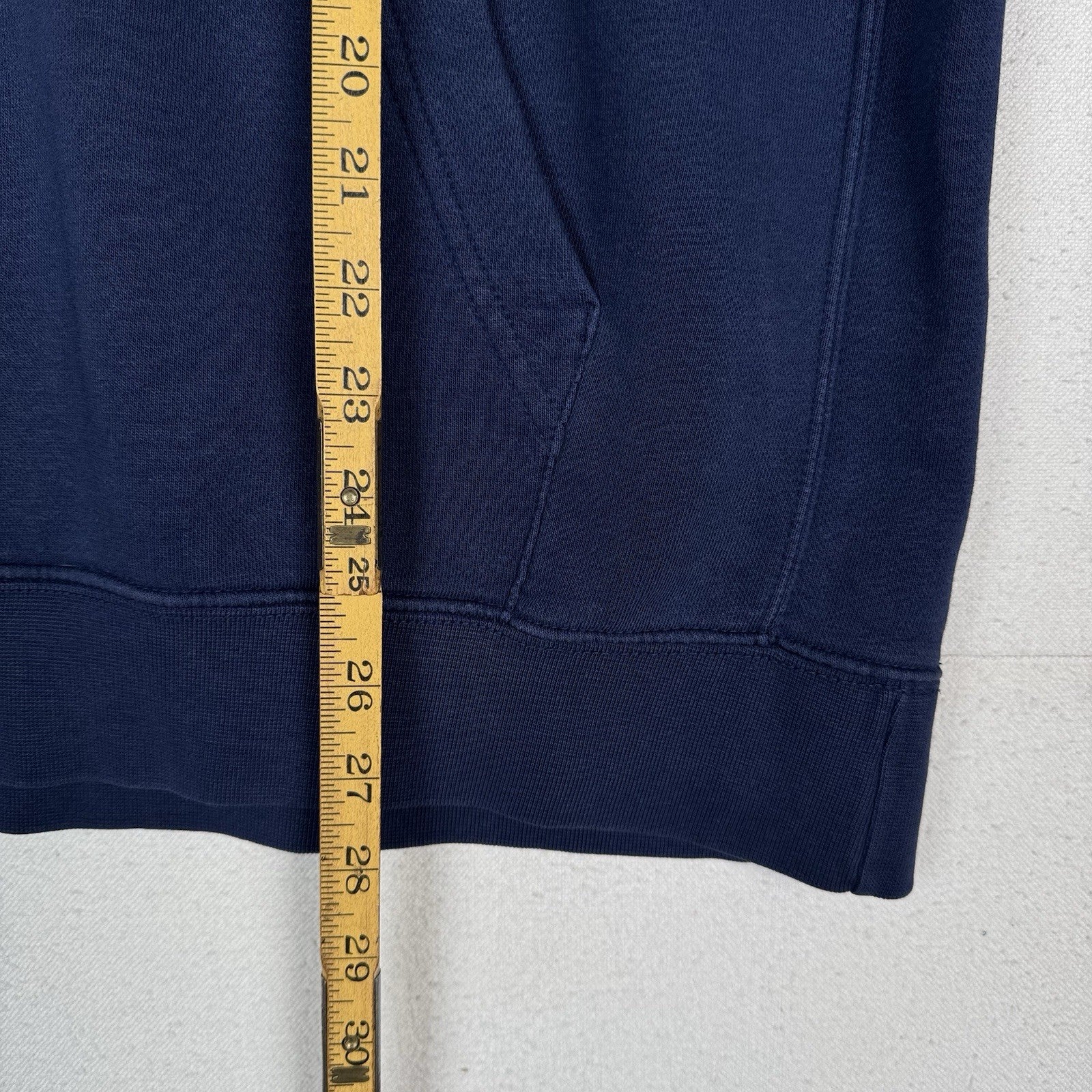 Nike Sportswear Club Fleece Hoodie Mens XL Navy Blue Pullover Swoosh Sweatshirt