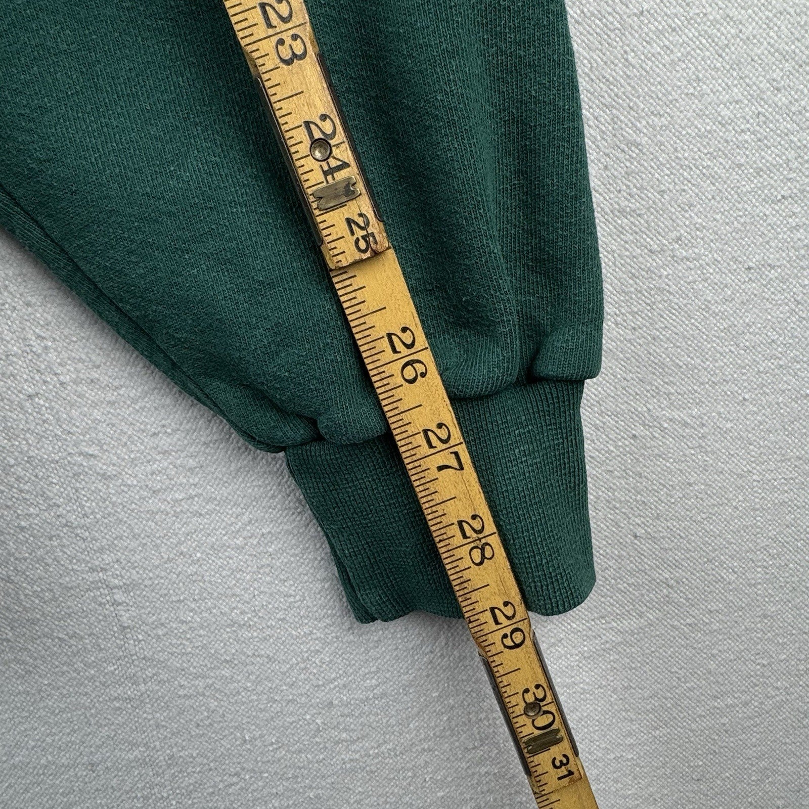 80’s Vtg L.L. Bean Russell Athletic Mens 2XLT Tall Green Split Pocket Hoodie USA