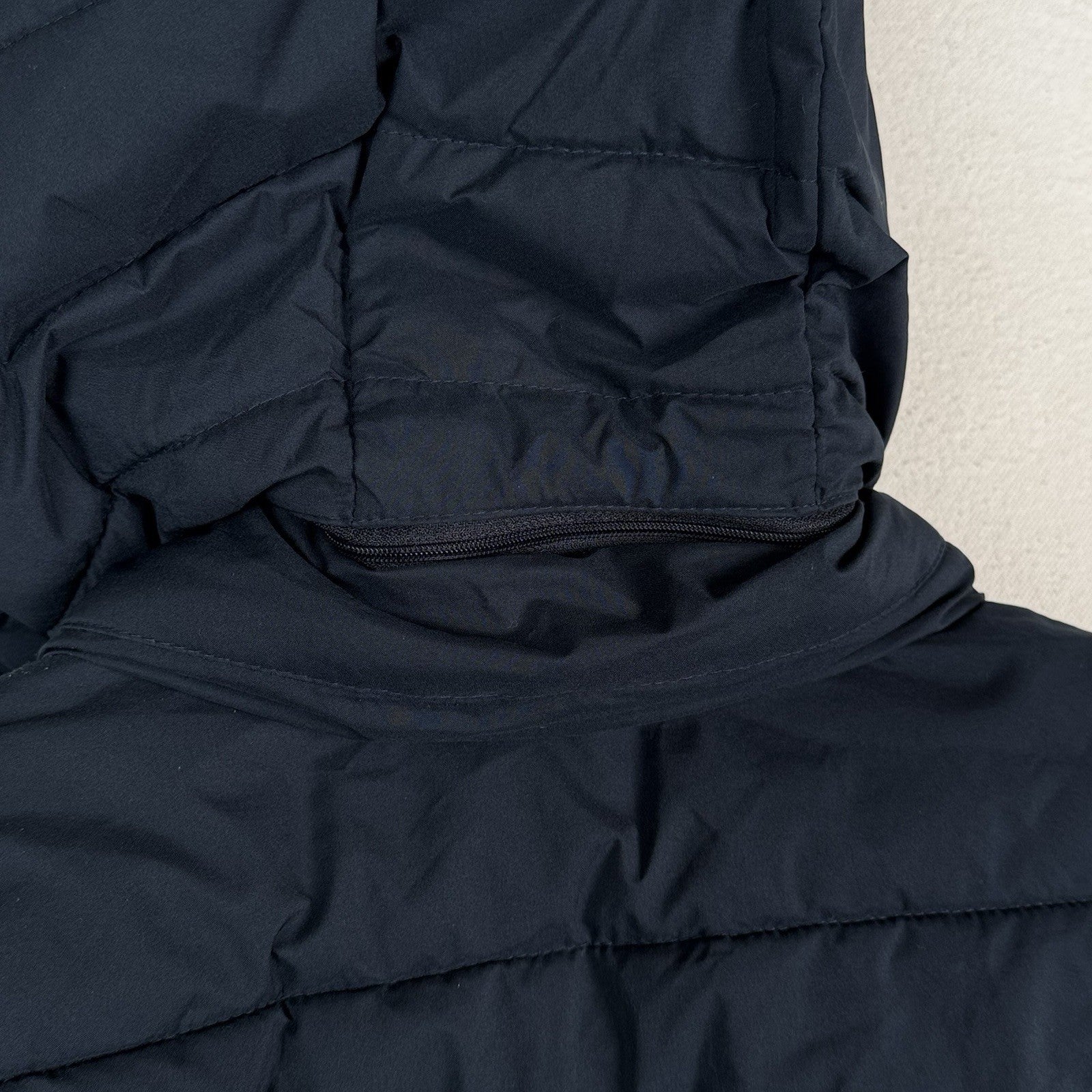 Abercrombie & Fitch Packable Puffer Jacket Women’s Medium Blue Removable Hood