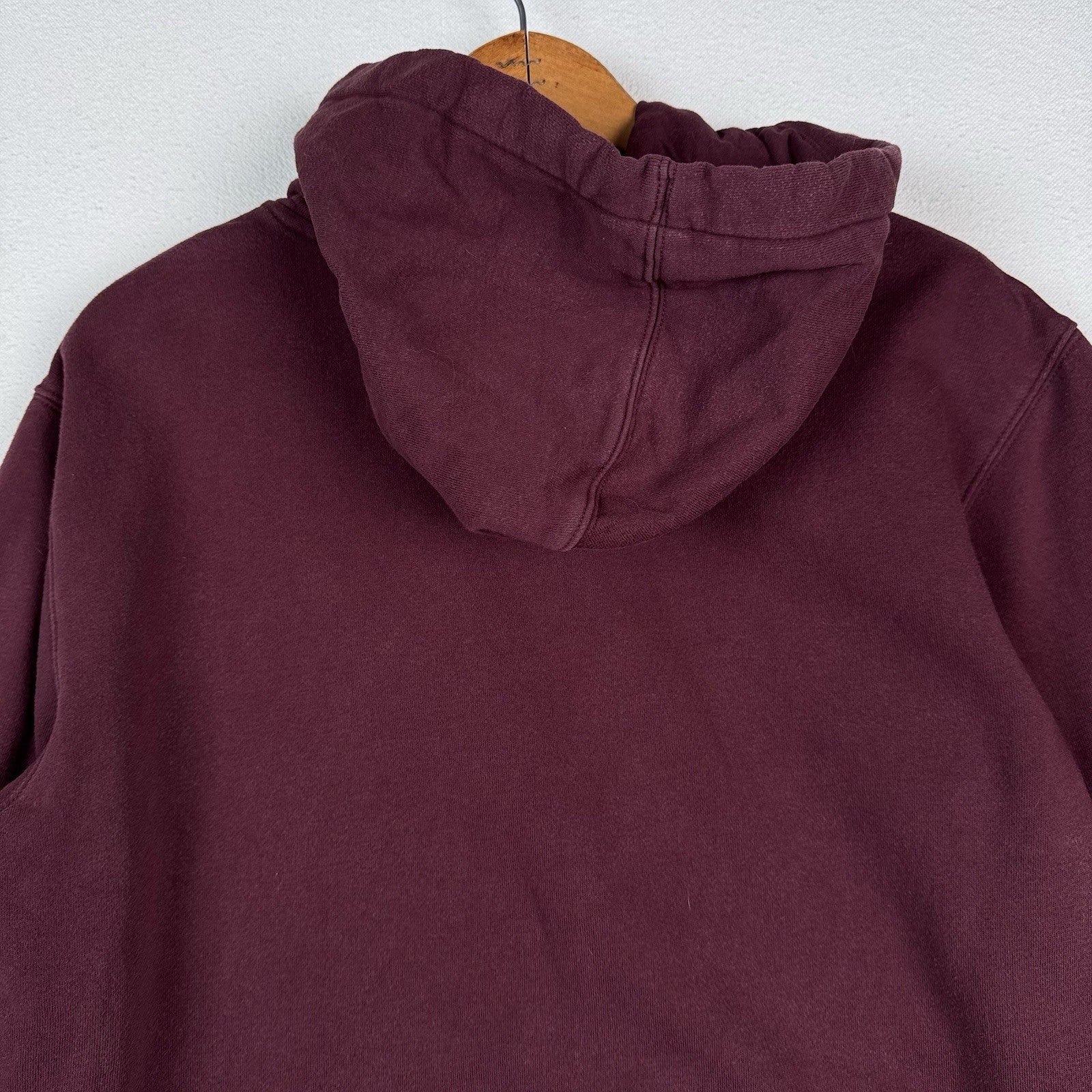 Vans Men's "Off The Wall Original 1966" Hoodie Pullover Maroon Sweatshirt Small
