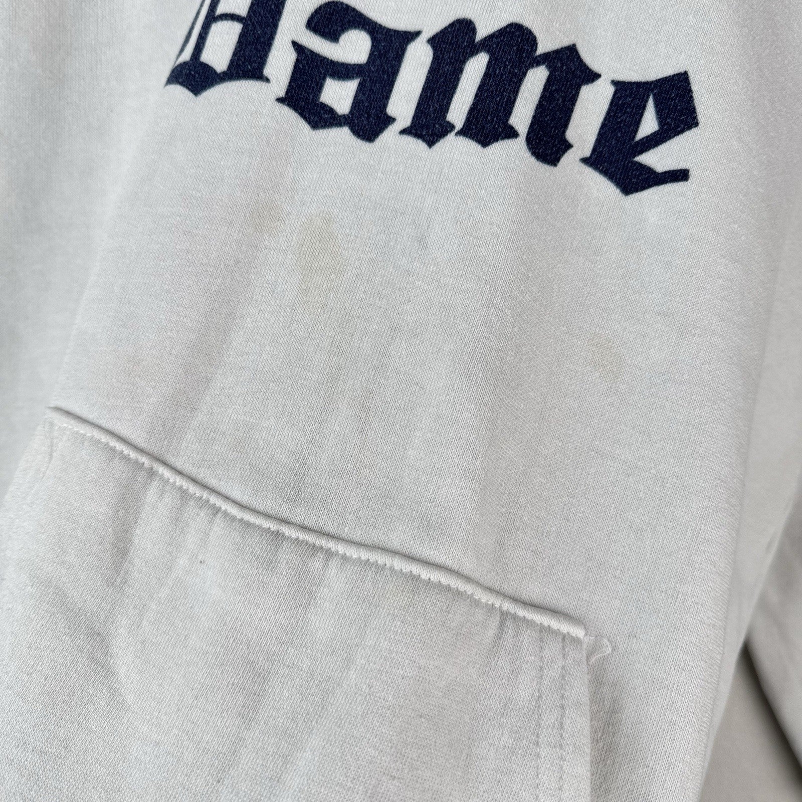 80’s Vintage Champion Notre Dame University Graphic Pullover Hoodie Men’s XL USA
