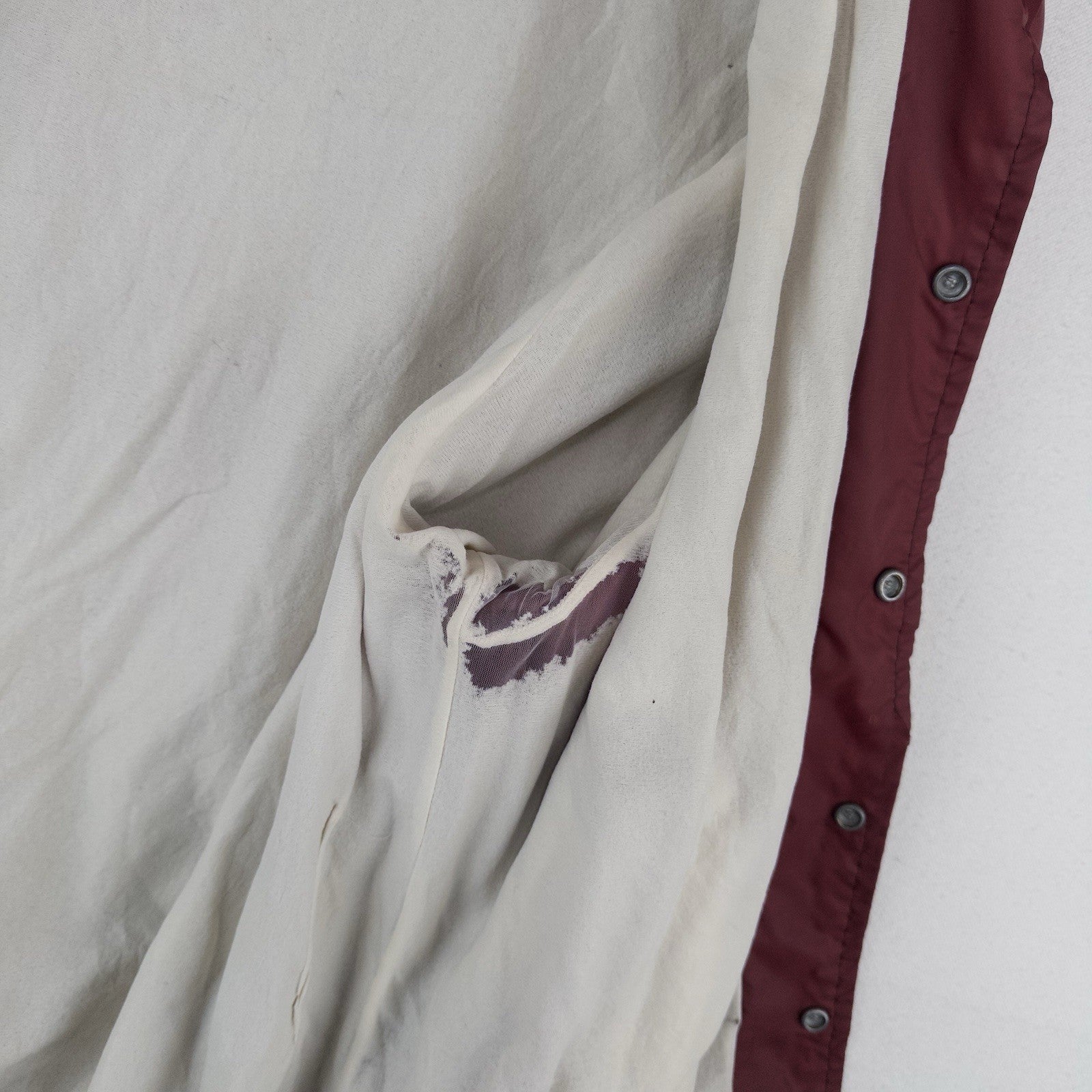 70’s Vtg Champion Eureka College Nylon Varsity Jacket Medium Snap Front Made USA