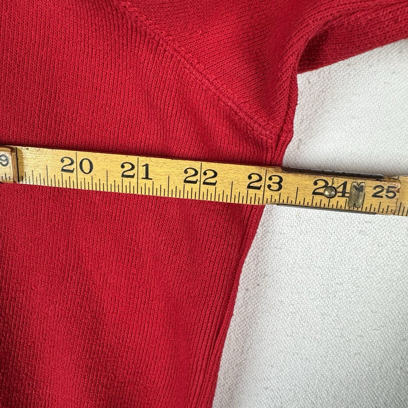 80’s Vintage Polo Ralph Lauren Quarter 1/4 Zip Pullover Sweater Mens XL Red