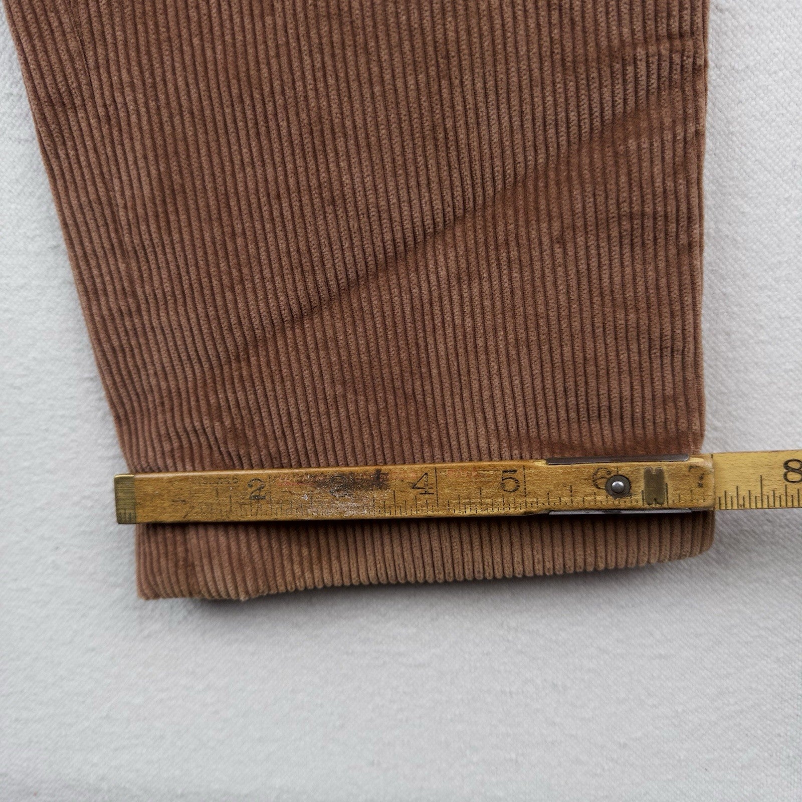 70’s Vtg Ralph Lauren Blue Label Western Brown Corduroy Pants Women's 8 Talon