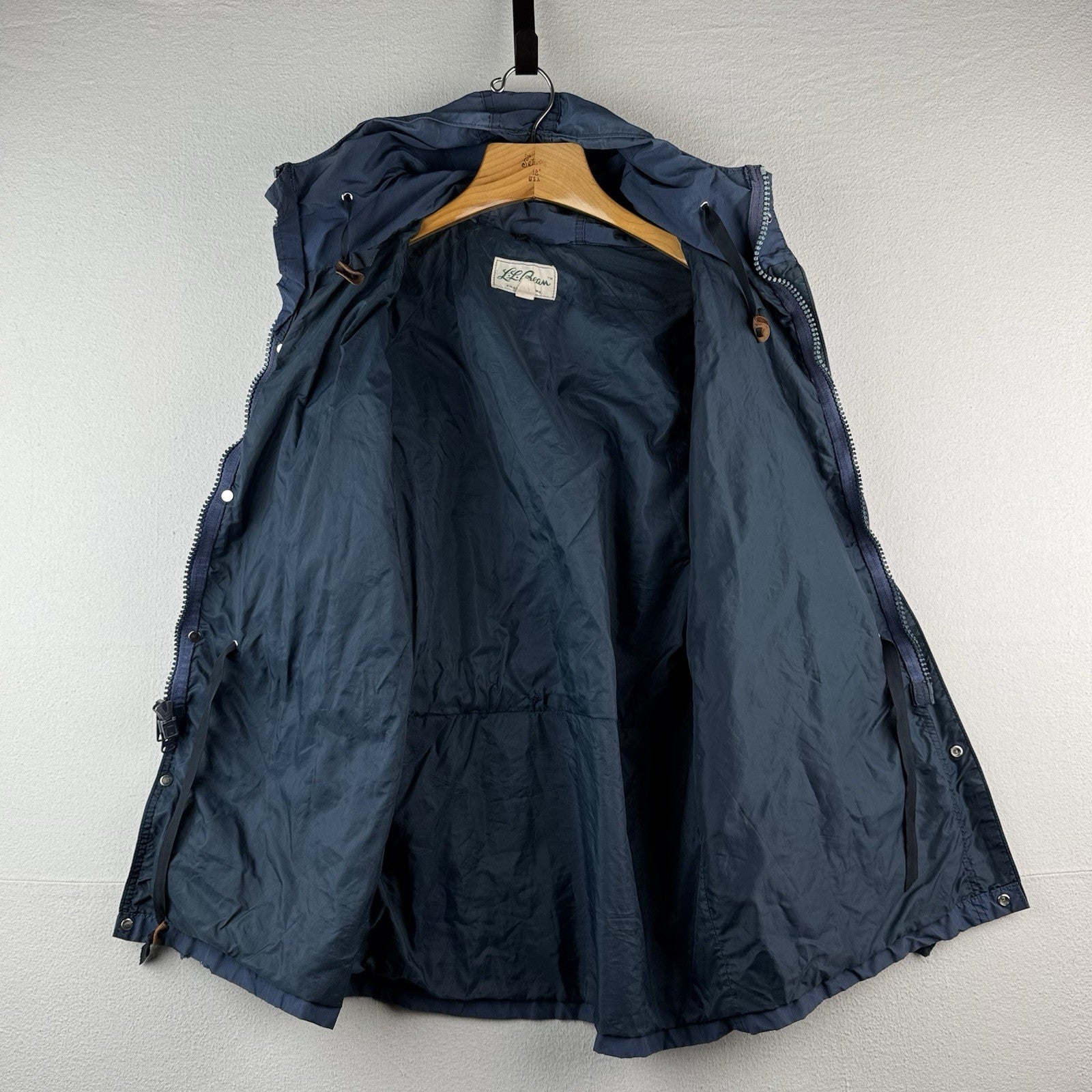 70's Vtg LL Bean Mens M Baxter State Park Windbreaker Jacket *Distressed