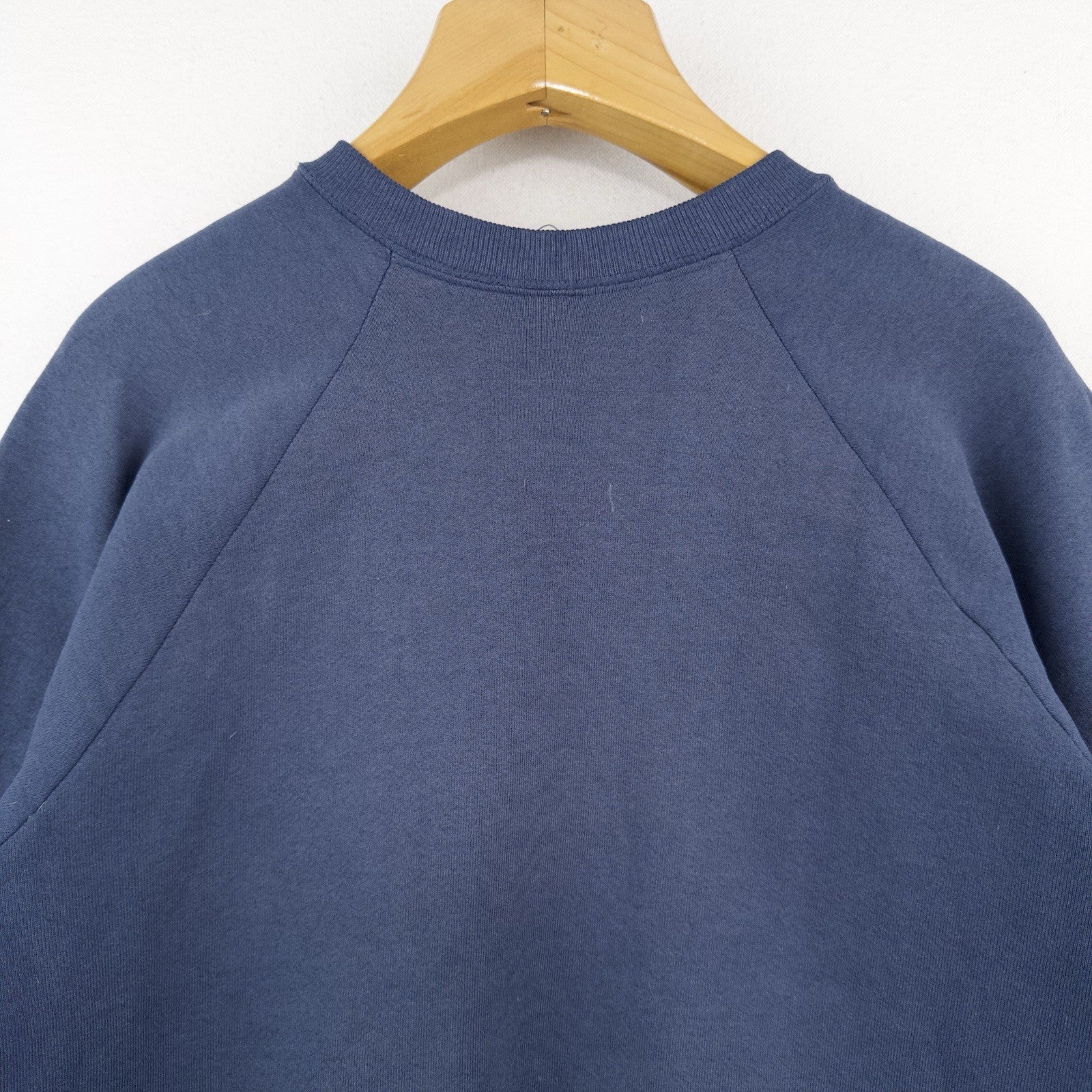 80’s Vtg Oxford University Raglan Crewneck Sweatshirt Men’s Large Blue Made USA