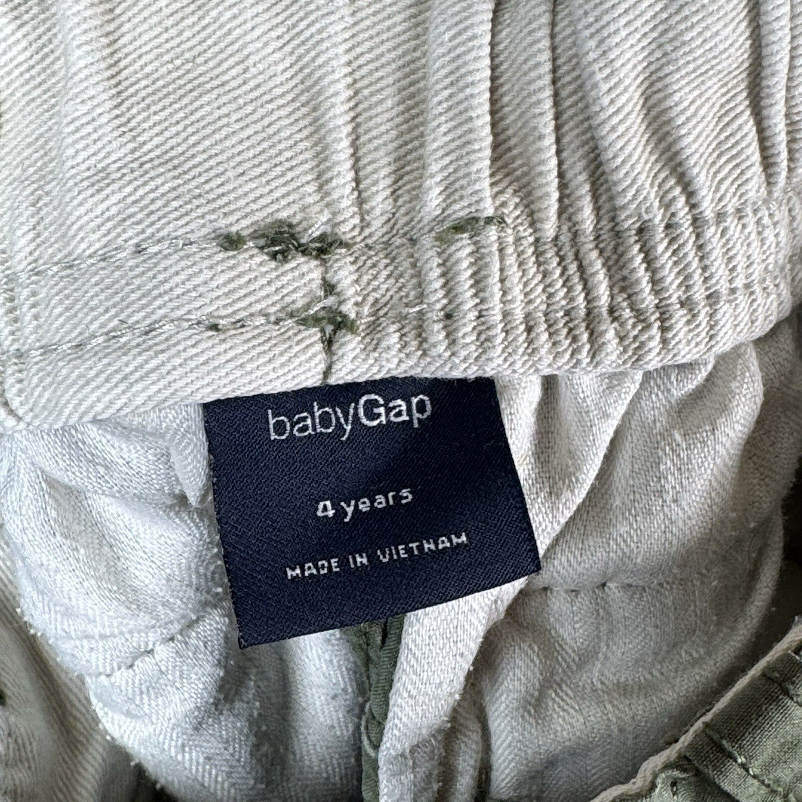 Vintage 60’s 70’s Kmart Kids Flannel Old Navy Cargo Pants Set Red Blue Green 4T