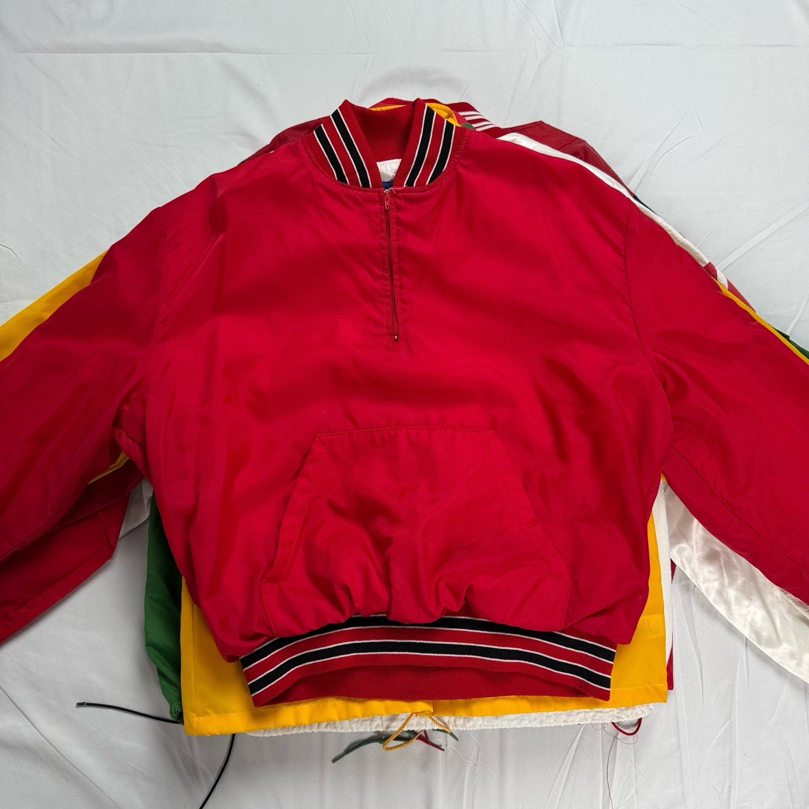 Lot of 10 Vintage 80s, 90s, 00s Windbreaker & Jacket Wholesale Box S,M,L,XL,2XL