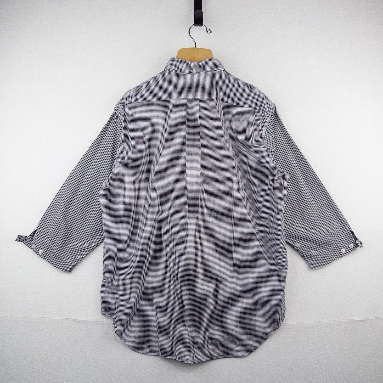 50’s Vtg McGregor Shirt Men’s L (16-17) Golden Key Tunic Popover Shirt Gingham