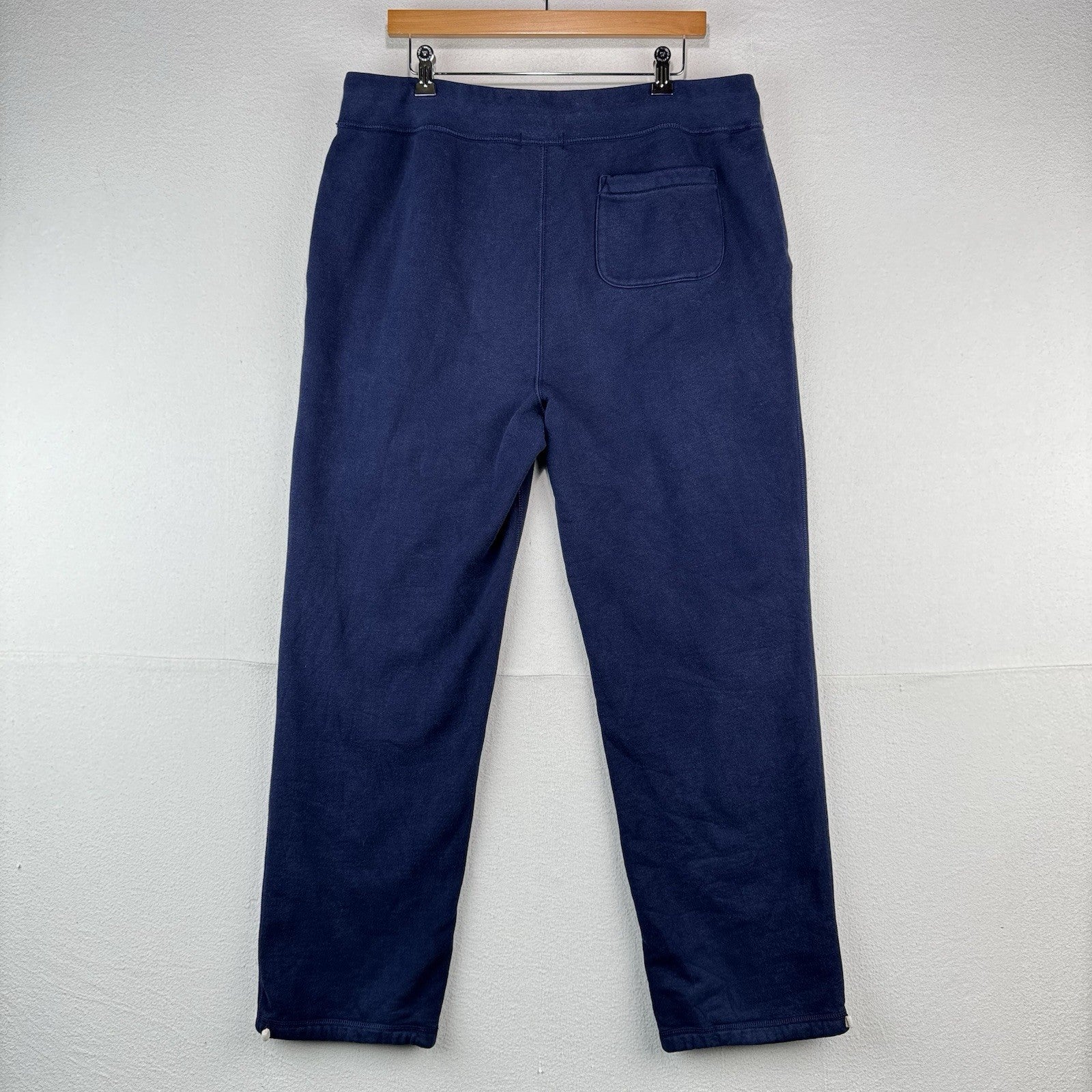 Polo Ralph Lauren Men’s 2XL Classic Navy Blue Fleece Sweatpants Baggy