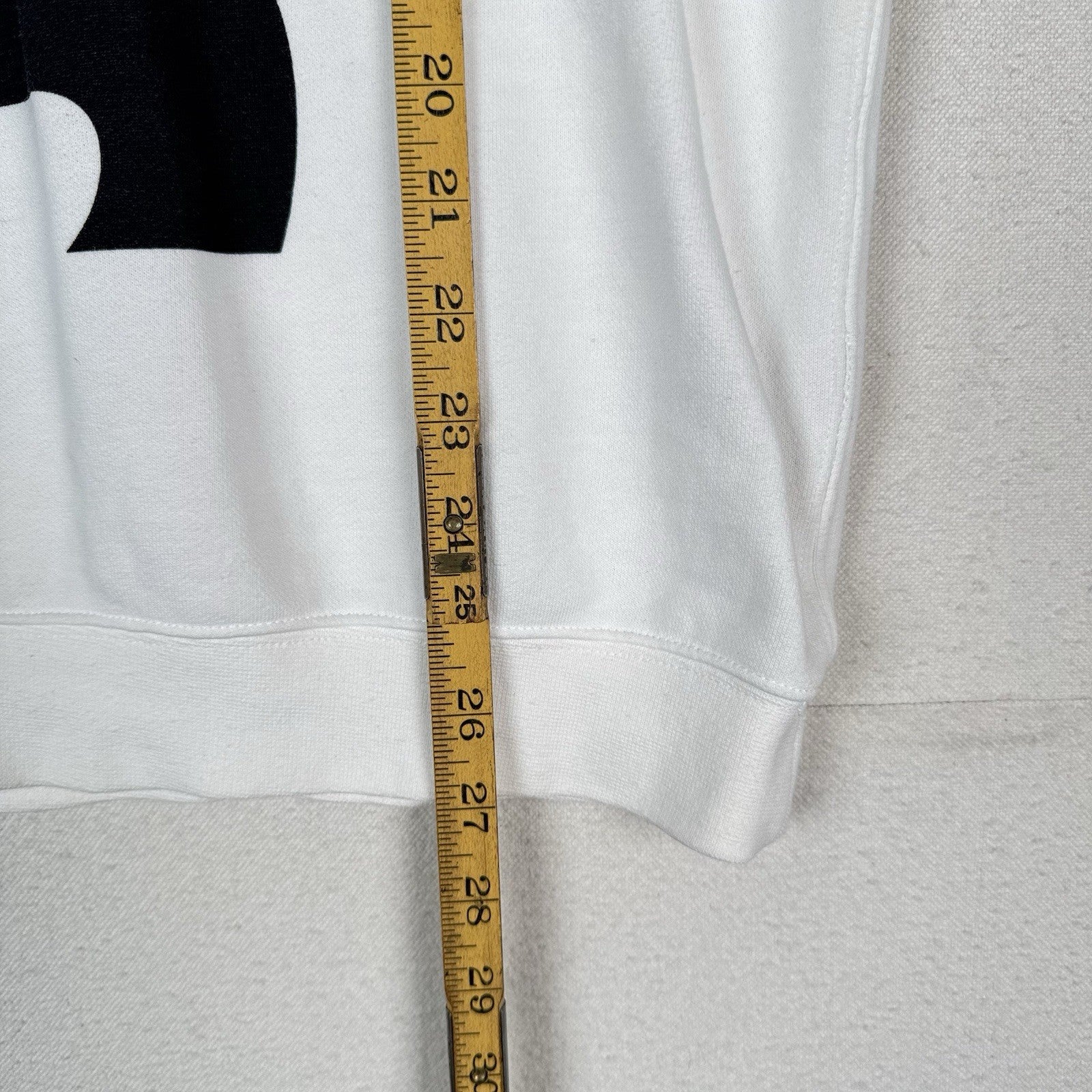 Nike Just Do It Spell Out Men’s White Sweatshirt Crewneck Big Front Back Medium