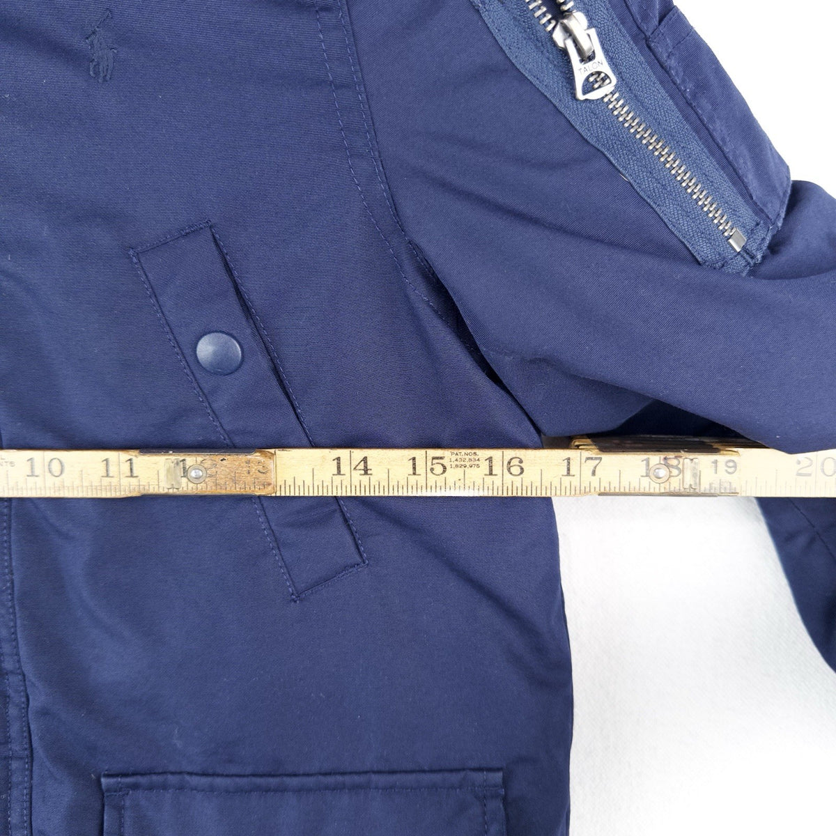 Polo Ralph Lauren Boy's 7 Blue Hooded Parka Jacket *No Hood Fur