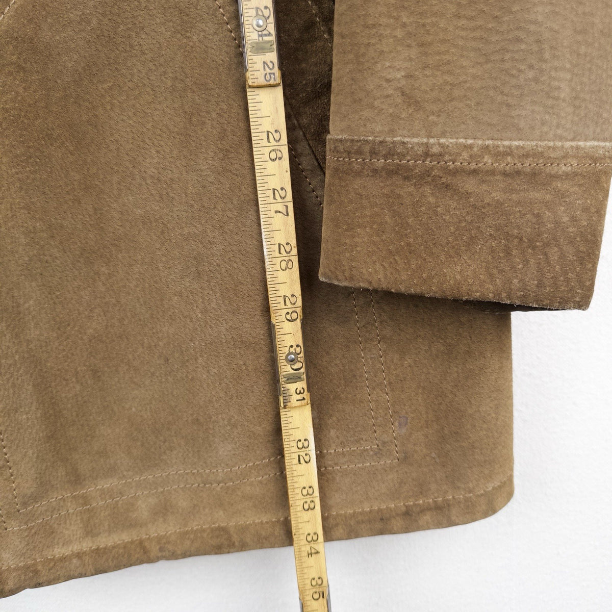 60’s Vtg Lakeland Suede Shearling Rancher Jacket Sherpa Collar Men’s 40 Long USA