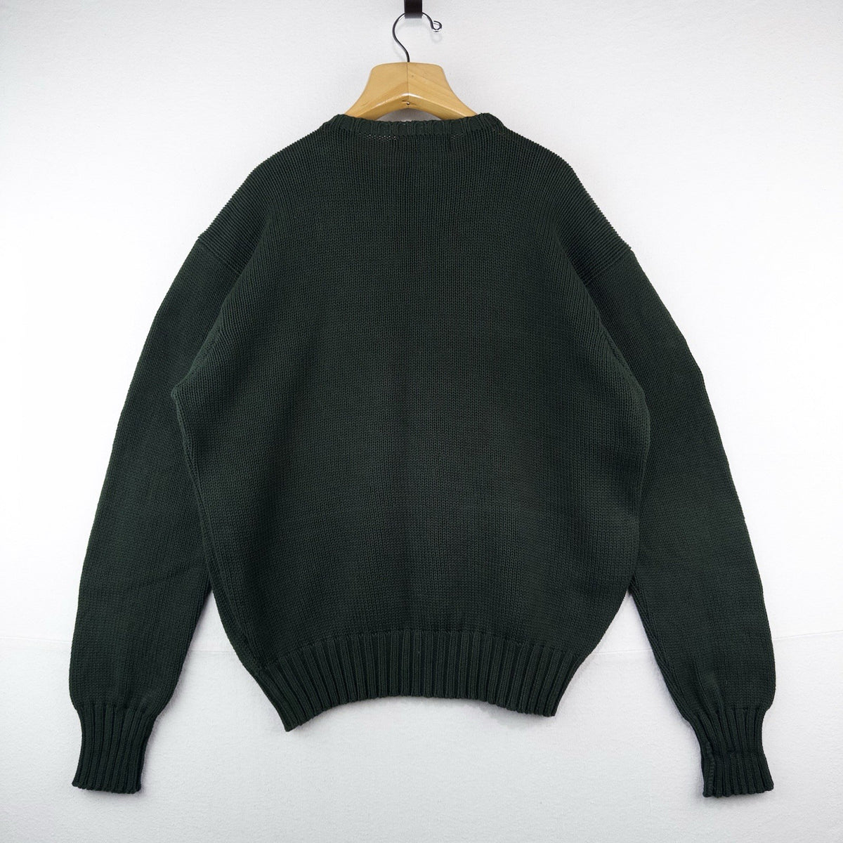 90’s Vtg Polo Ralph Lauren Sweater Mens XL Green Cotton Crewneck