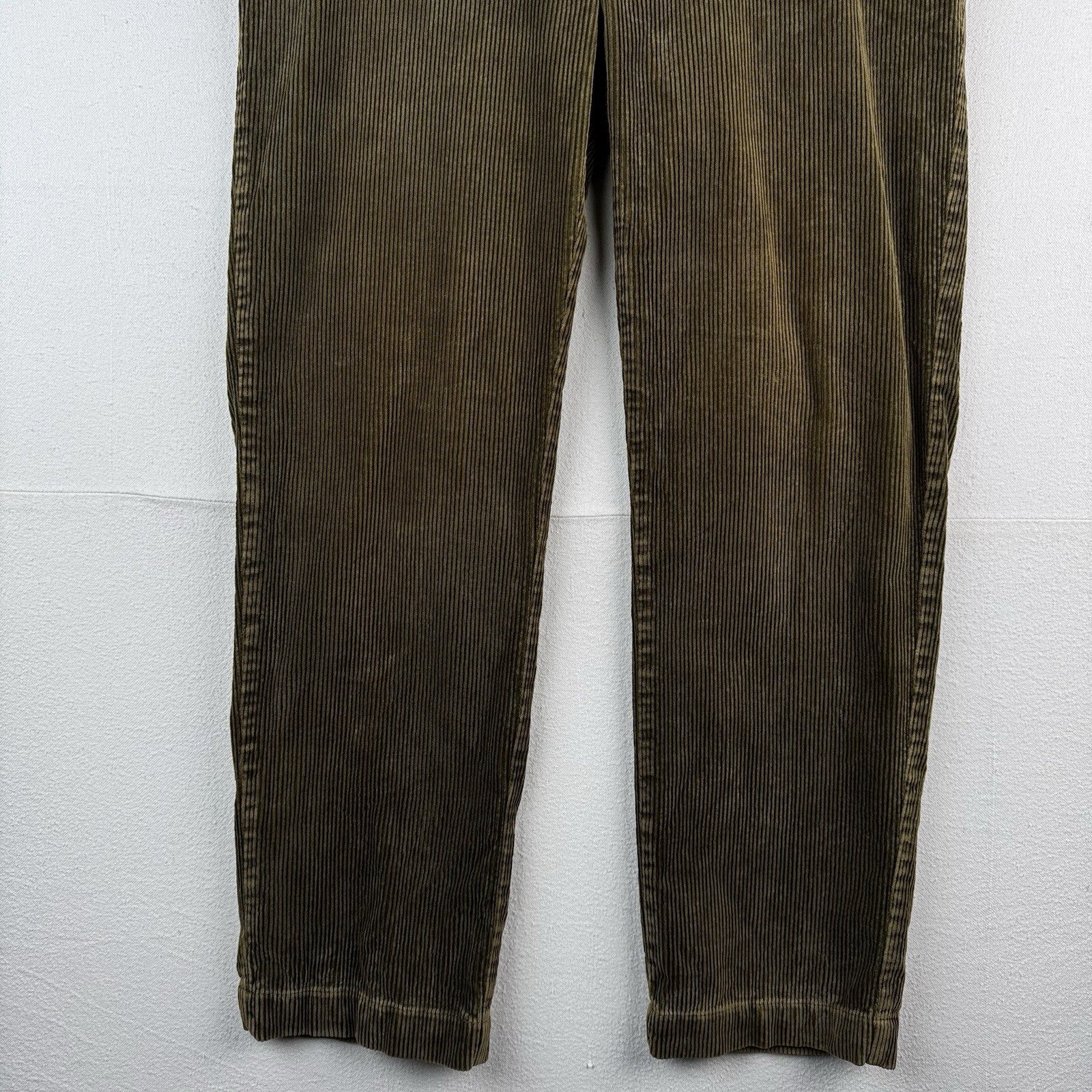 90’s Vtg Polo Ralph Lauren Mens Fits 32x30 Brown Corduroy Flat Front Chino Pants