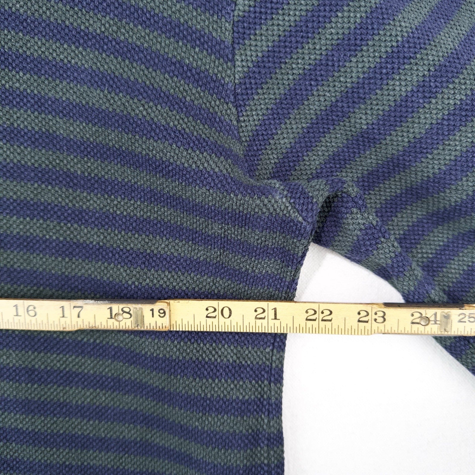 80’s Vtg Polo Ralph Lauren Men’s L Waffle Knit Stripe Turtleneck Made In USA
