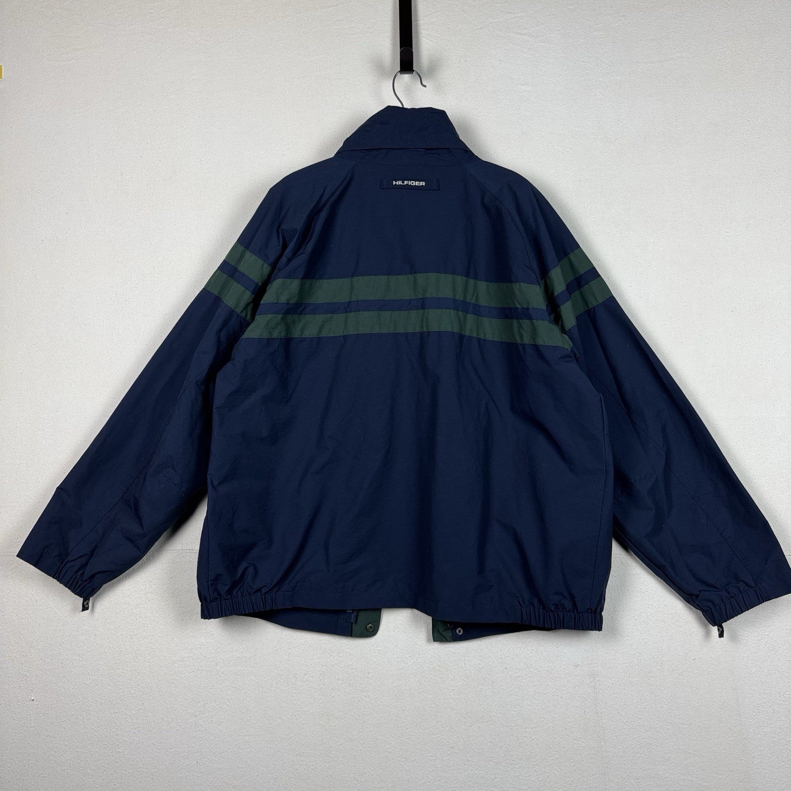 Vintage Tommy Hilfiger Jacket) RN 77806 Size XXL Green/Blue (Outer Layer Only)