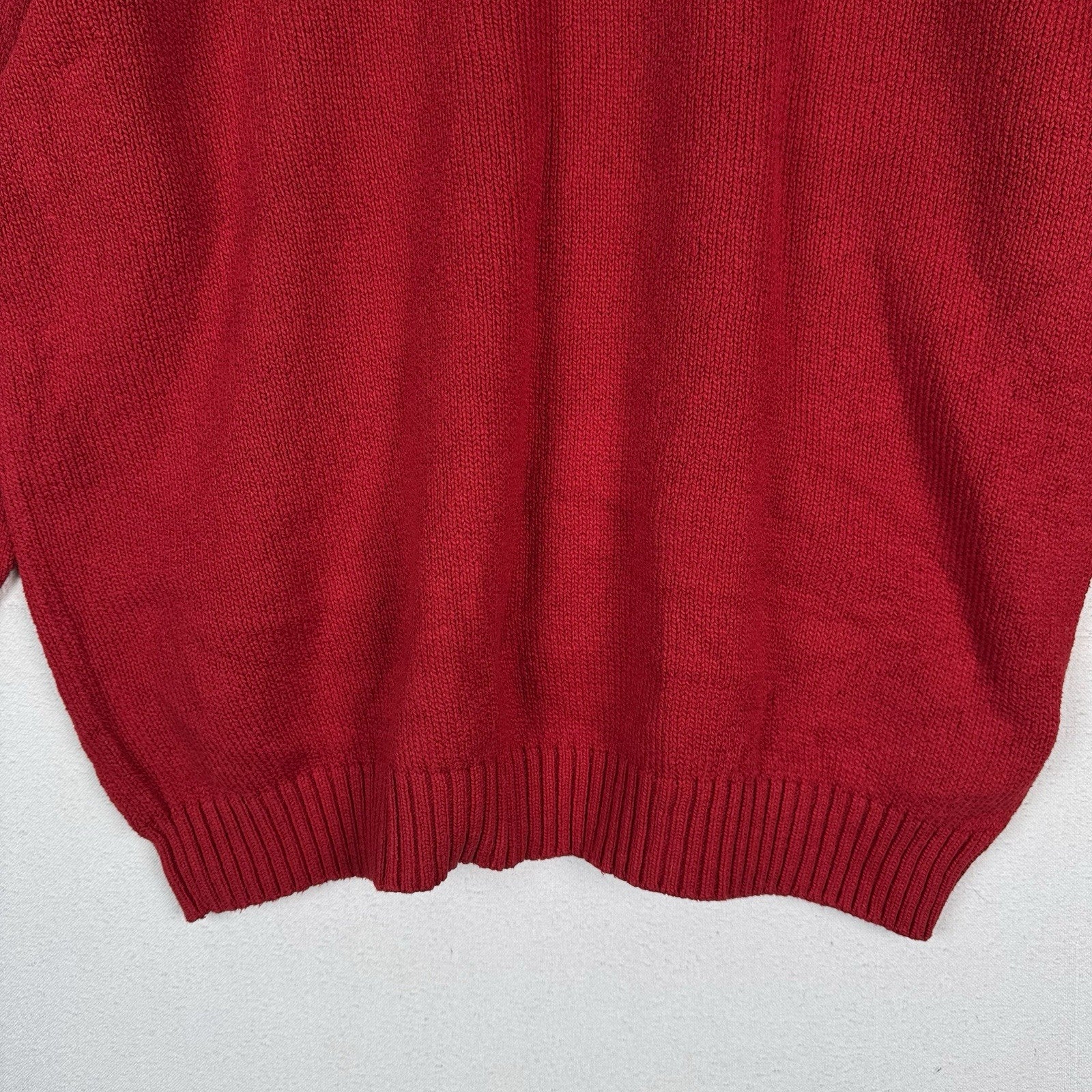 Vintage Polo Ralph Lauren Sweater Men Tall 3XLT Red Pullover Pony Logo Crewneck