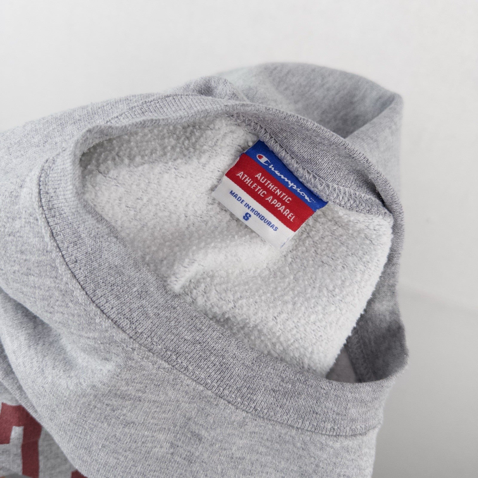 90’s Vtg Stanford Champion Gray Sweatshirt Mens Small Spellout Crewneck