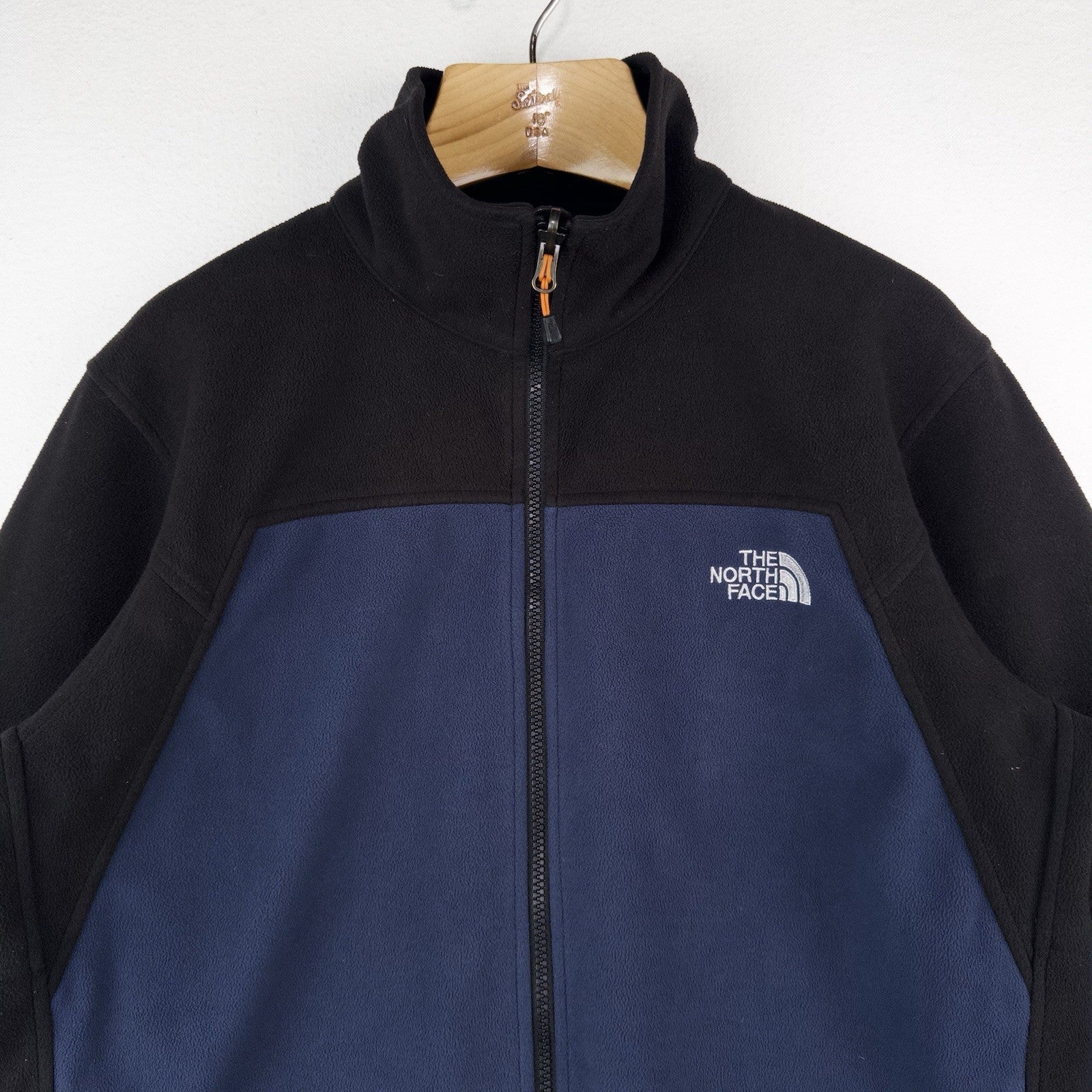 The North Face Men's Large Soft Shell Microfiber Jacket Blue Black Grey