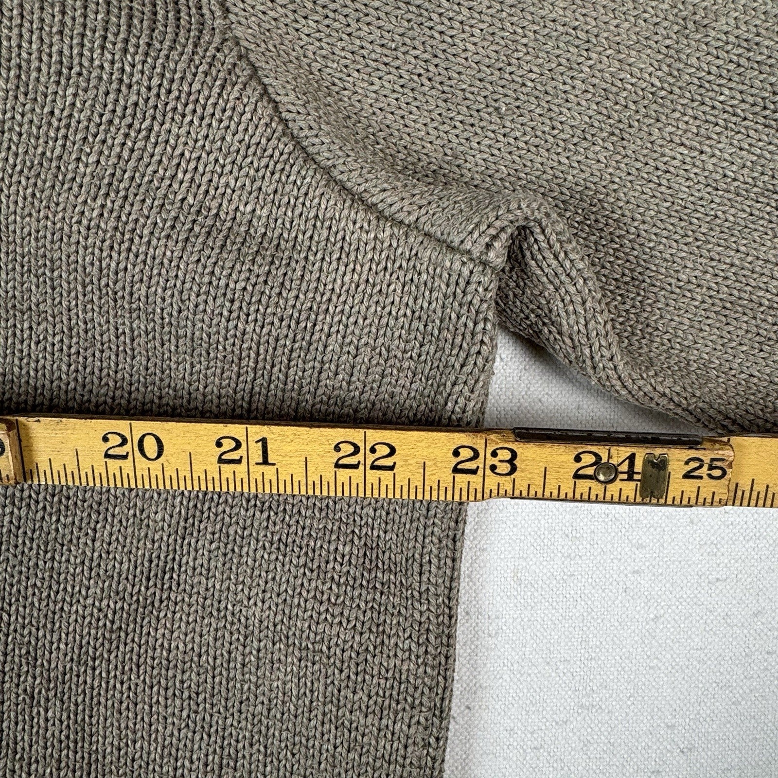 90’s Vintage Polo Ralph Lauren Sweater Men’s Large Khaki Beige Knit Pullover