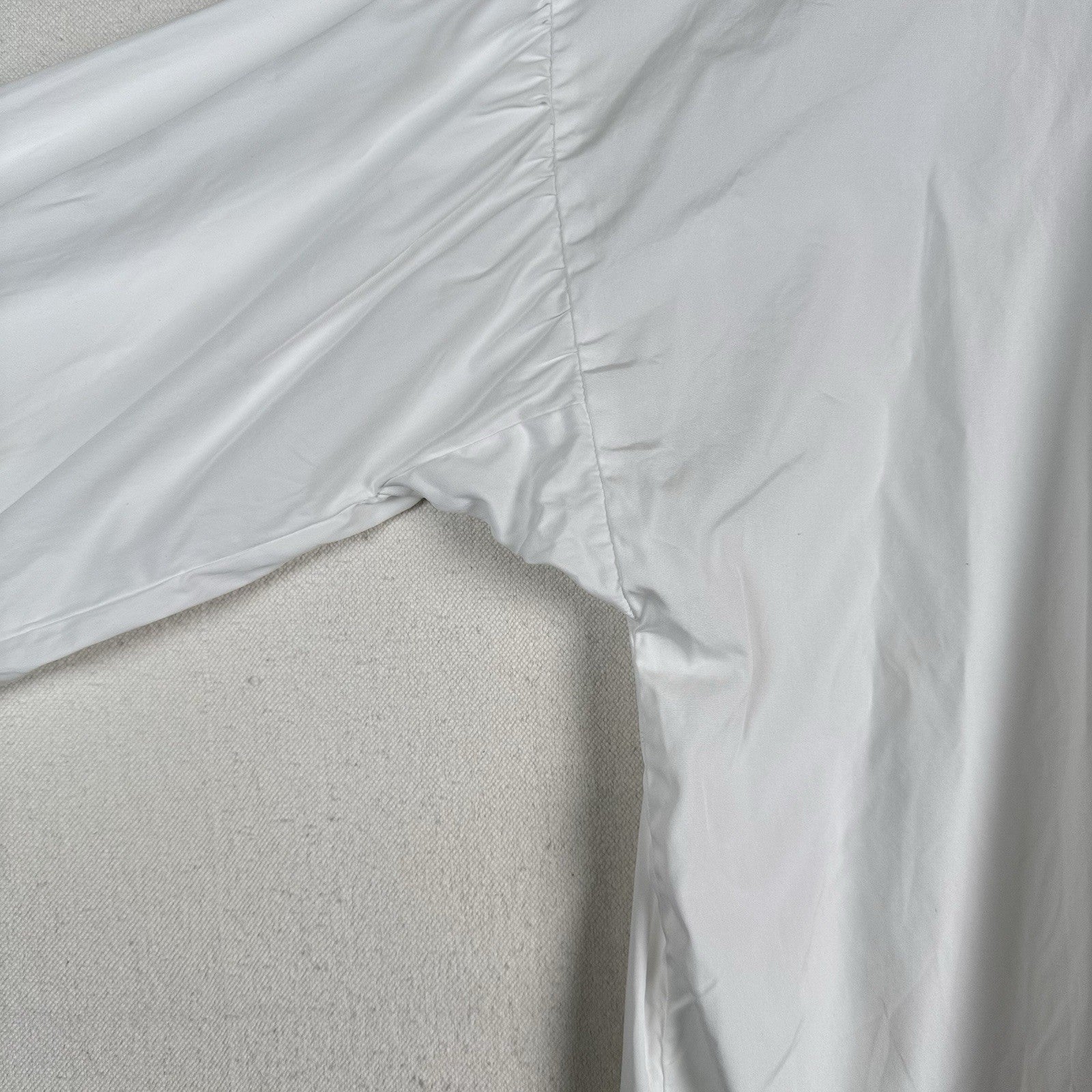 Polo Ralph Lauren Women’s Size 6 White Cotton Poplin Long Bell Sleeve Cuff Shirt