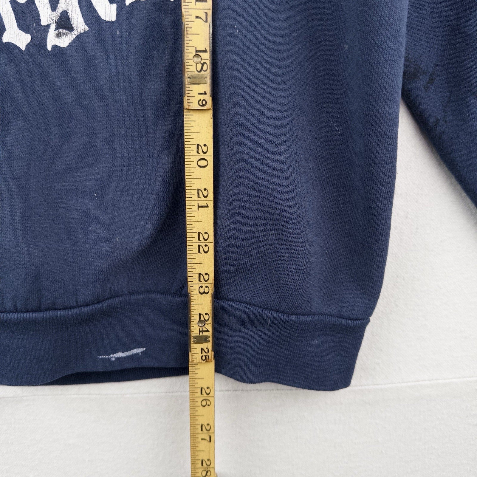 80’s Vtg Oxford University Raglan Crewneck Sweatshirt Men’s Large Blue Made USA
