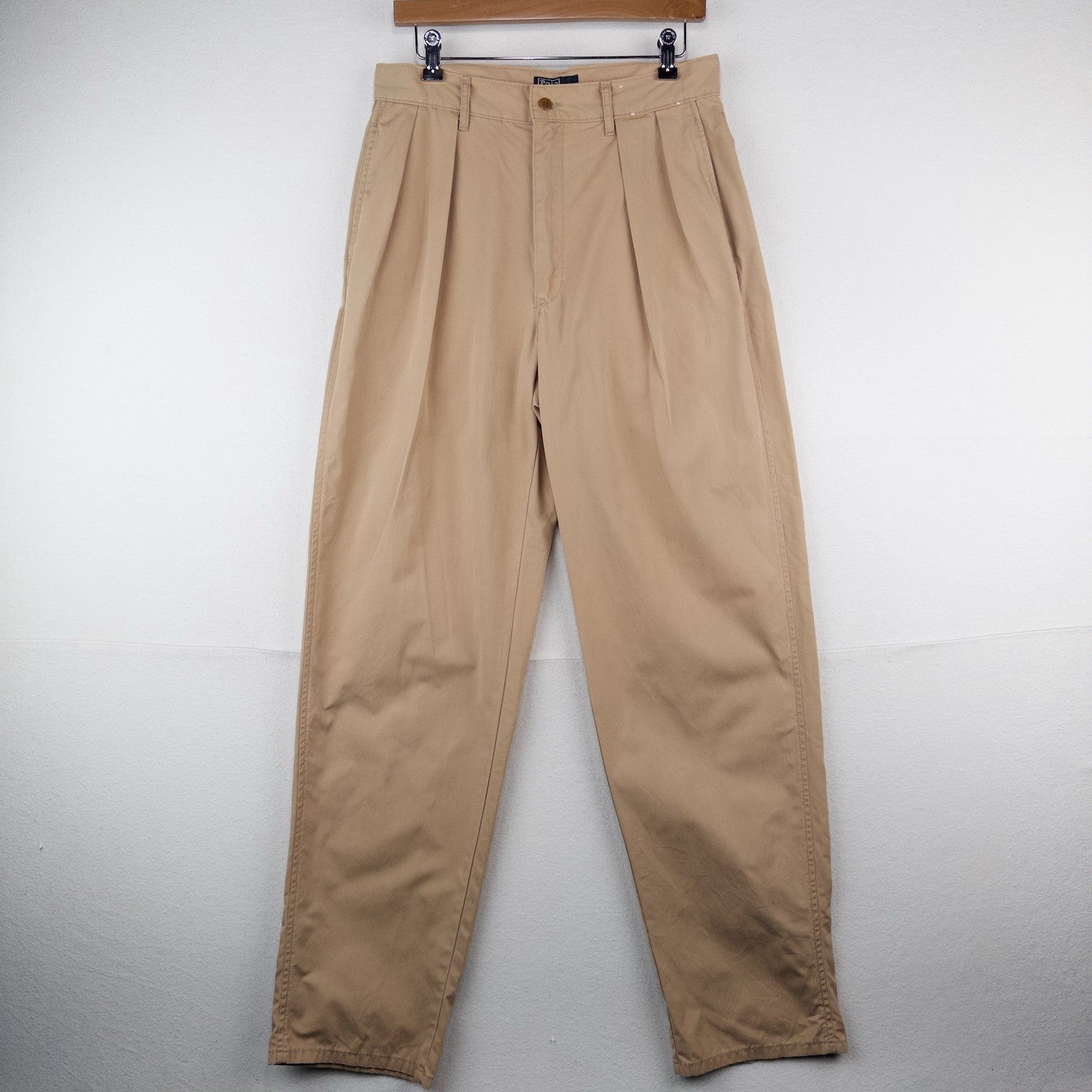 80’s Vtg Polo Ralph Lauren Lightweight Utility Chinos 32x34 (13” Rise) USA *Read