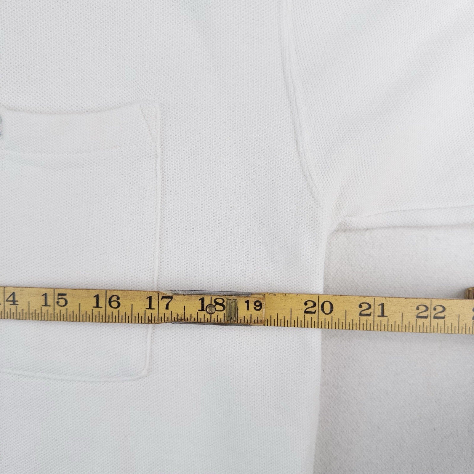80’s Vtg Lacoste White Pique Knit Short Sleeve Crewneck T-Shirt Men’s M