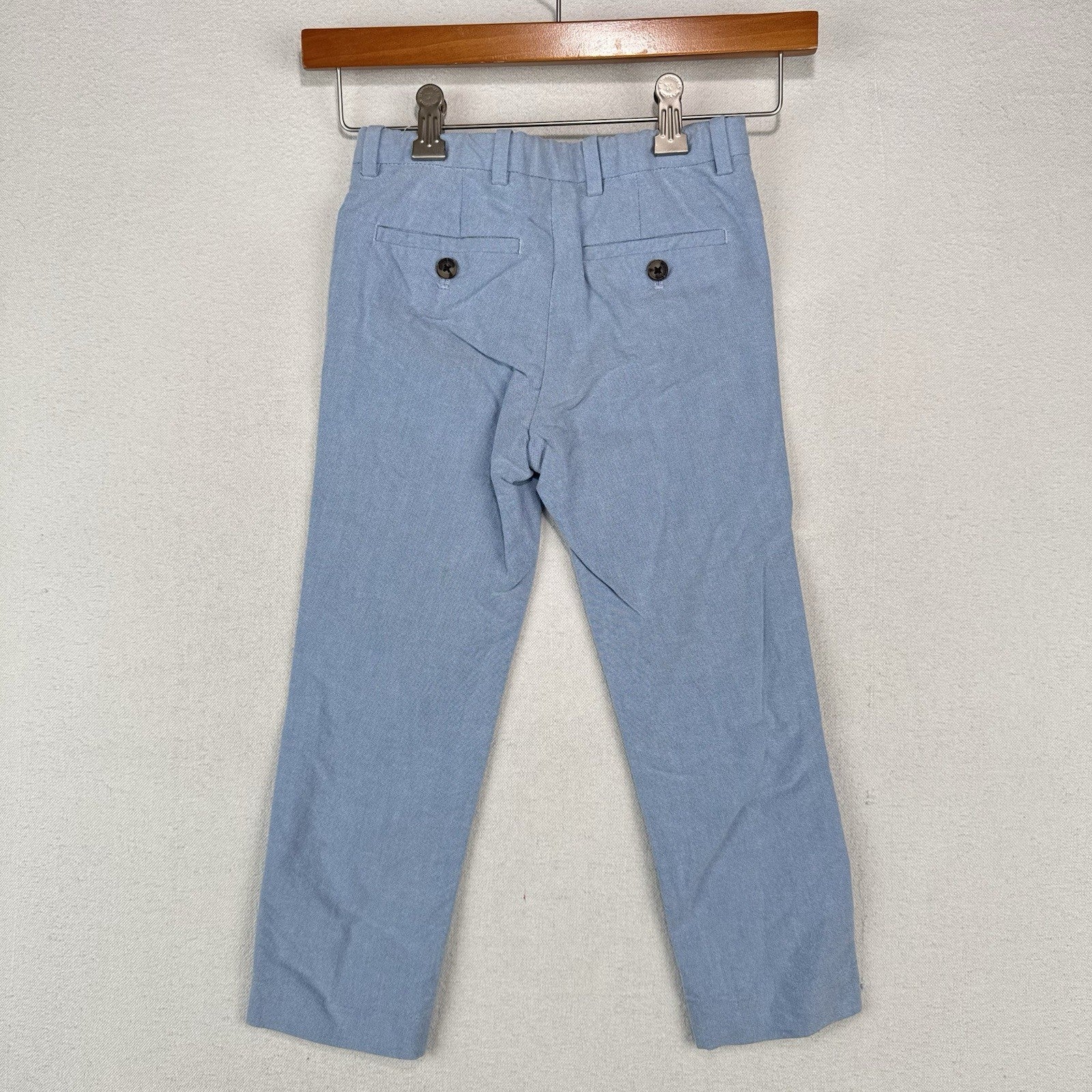 H&M Boys 3-piece Blue Suit Pants 5-6Y, Vest 3-4Y, Blazer 5-6Y *Read