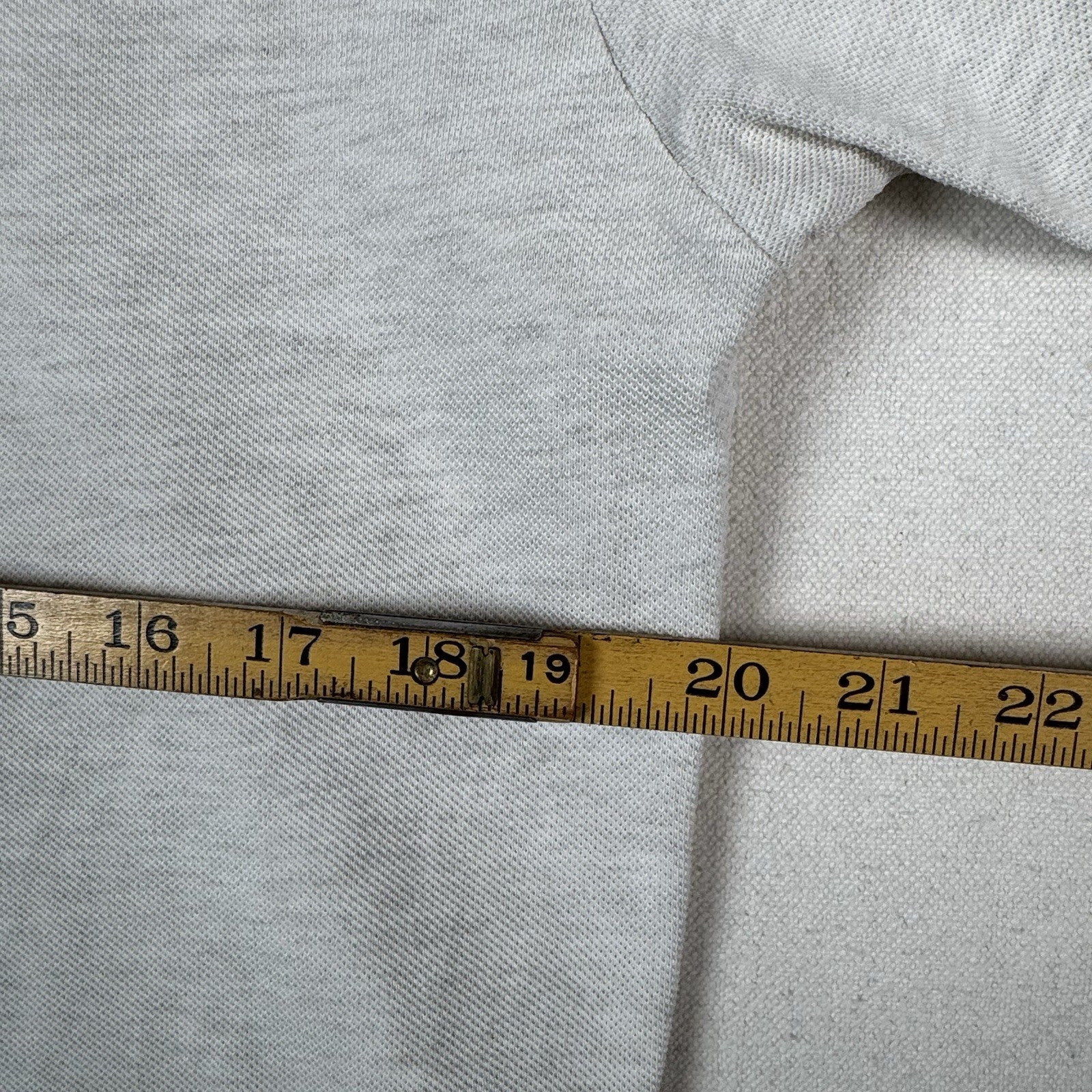 Vintage Polo Ralph Lauren Polo Shirt Mens Medium Oatmeal Mesh Pique