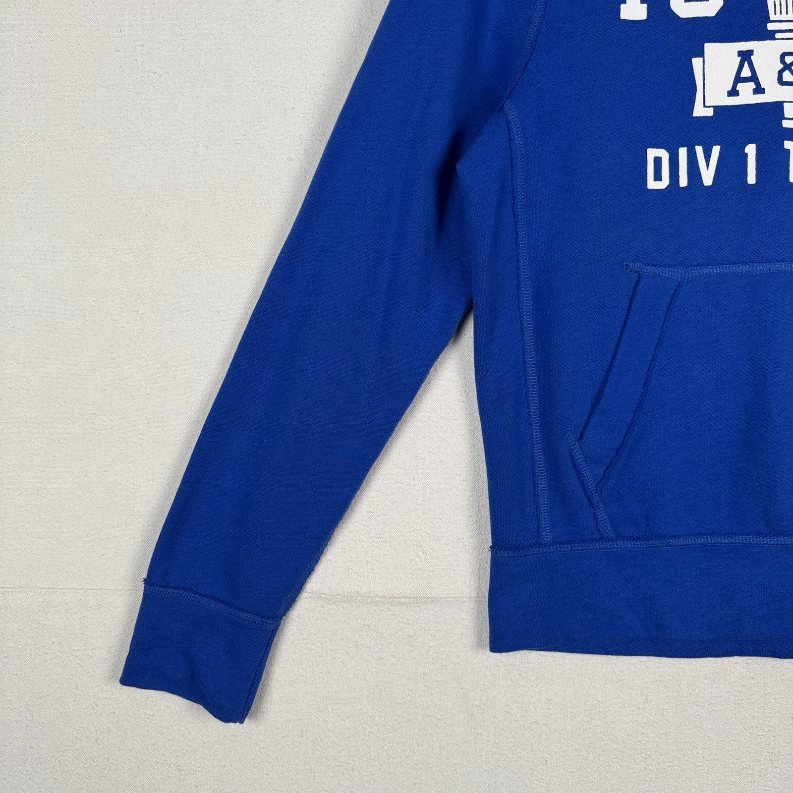 Vintage Abercrombie Fitch Mens Medium Pullover Hoodie 1892 Div 1 Track NWOT