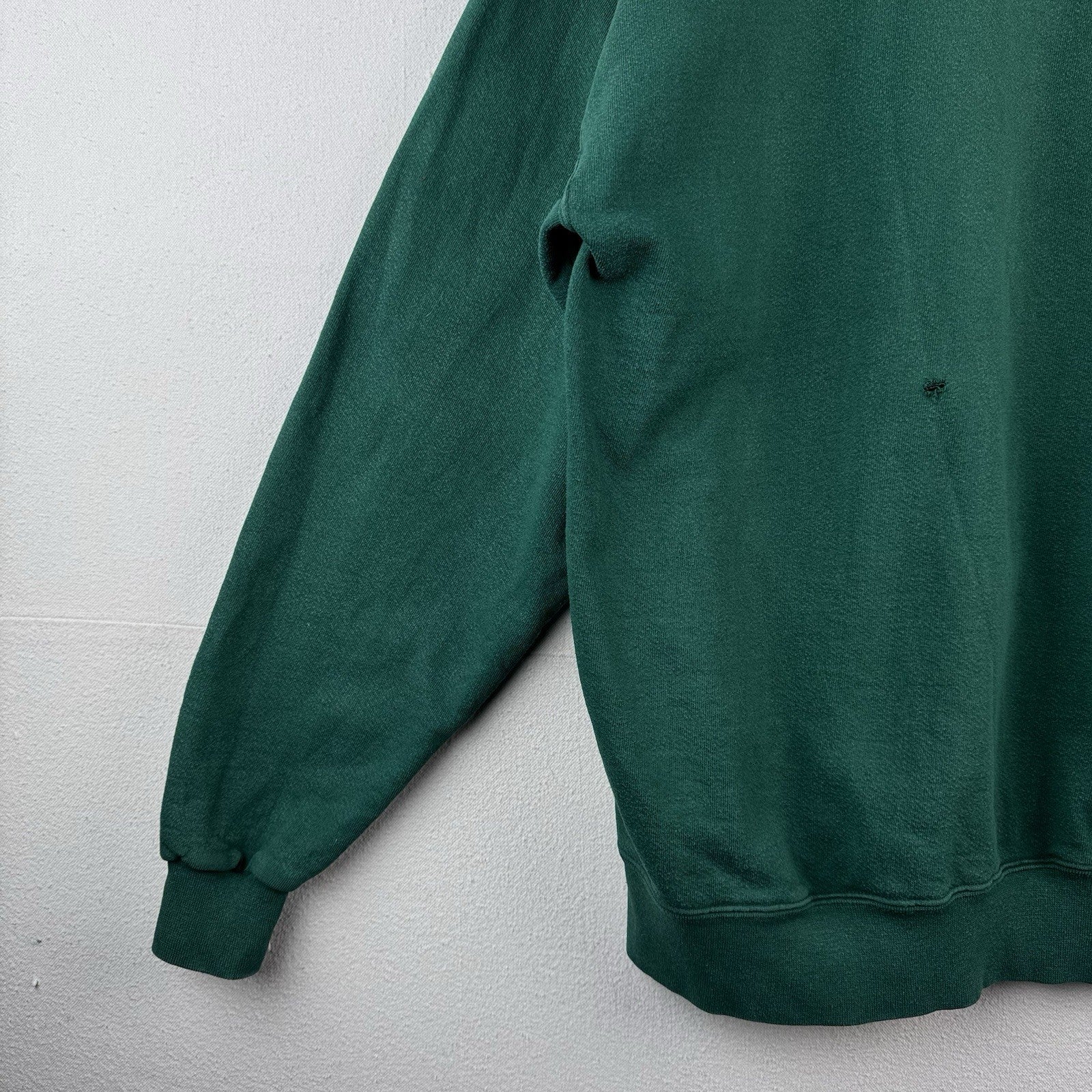 80’s Vtg L.L. Bean Russell Athletic Mens 2XLT Tall Green Split Pocket Hoodie USA