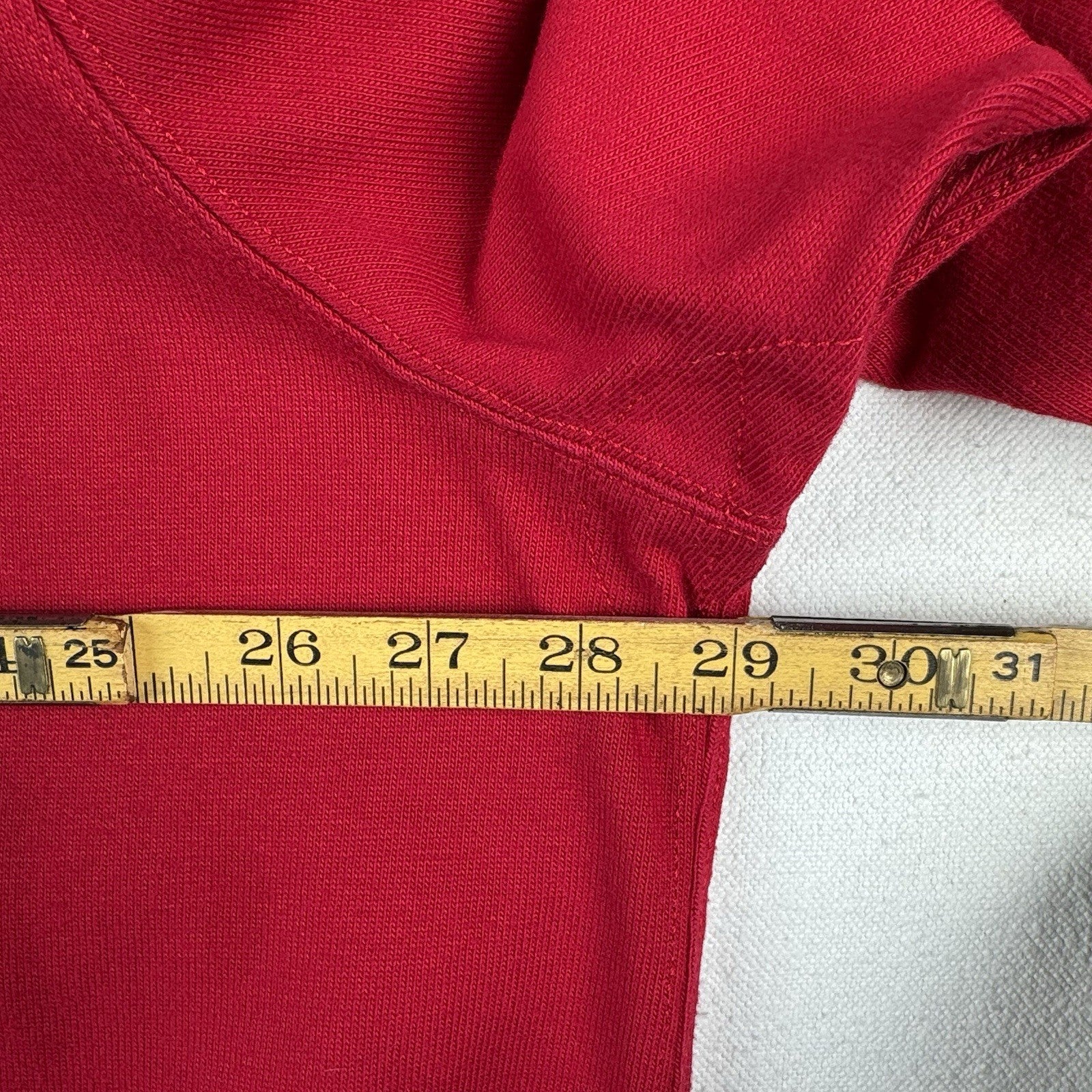 Polo Ralph Lauren Rugby Shirt Red Quilted Shoulders Elbow Patches 3XB *Read