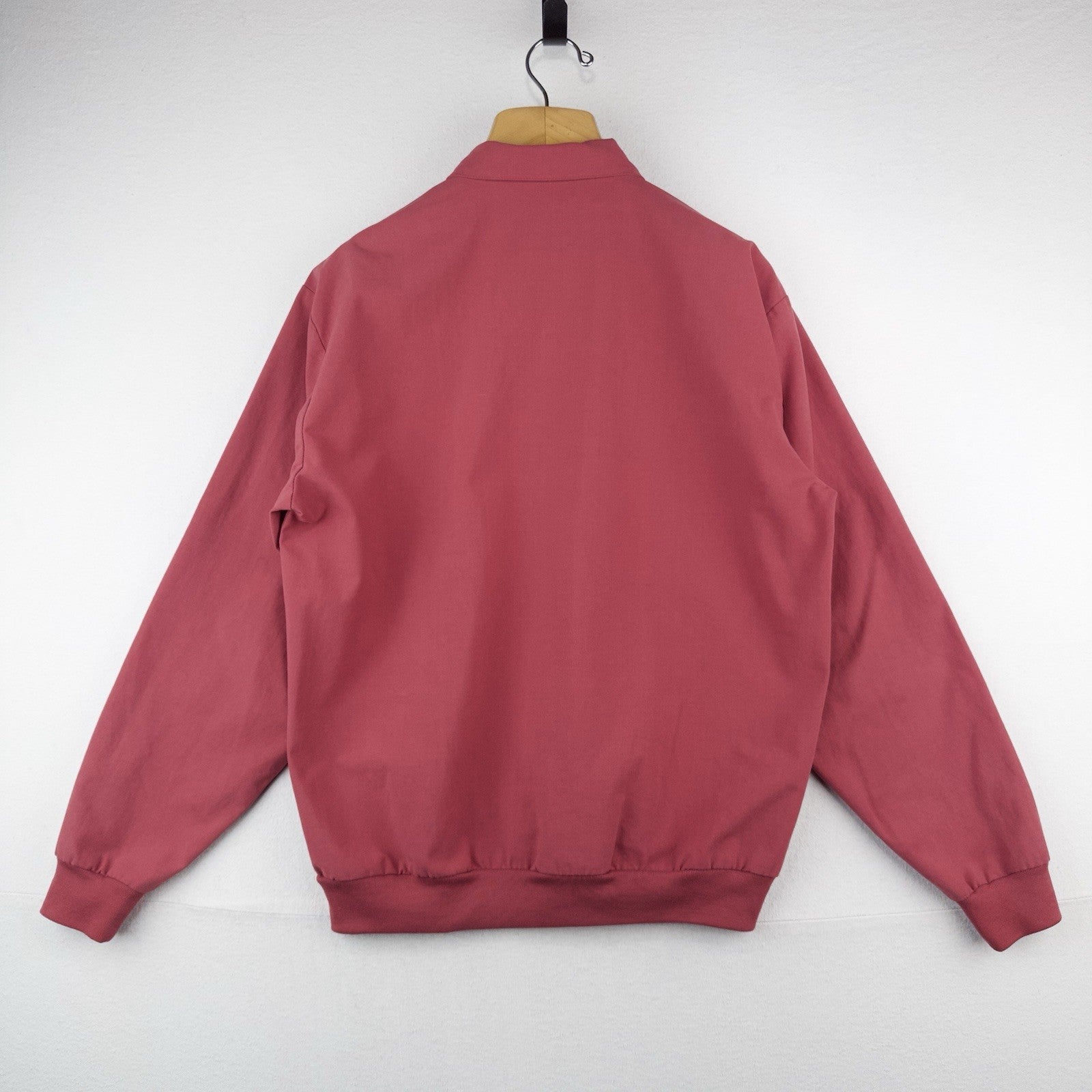 70’s Vtg John Blair Men’s Large Dusty Red Full Zip Bomber Over-shirt Jacket