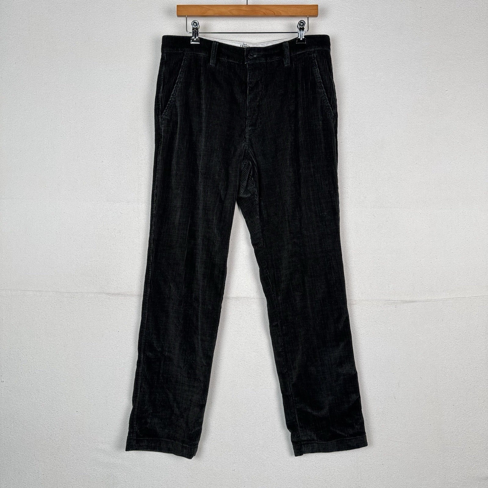 Levi's® Premium Men's XX Chino Authentic Straight Corduroy Pants *34x30 Black