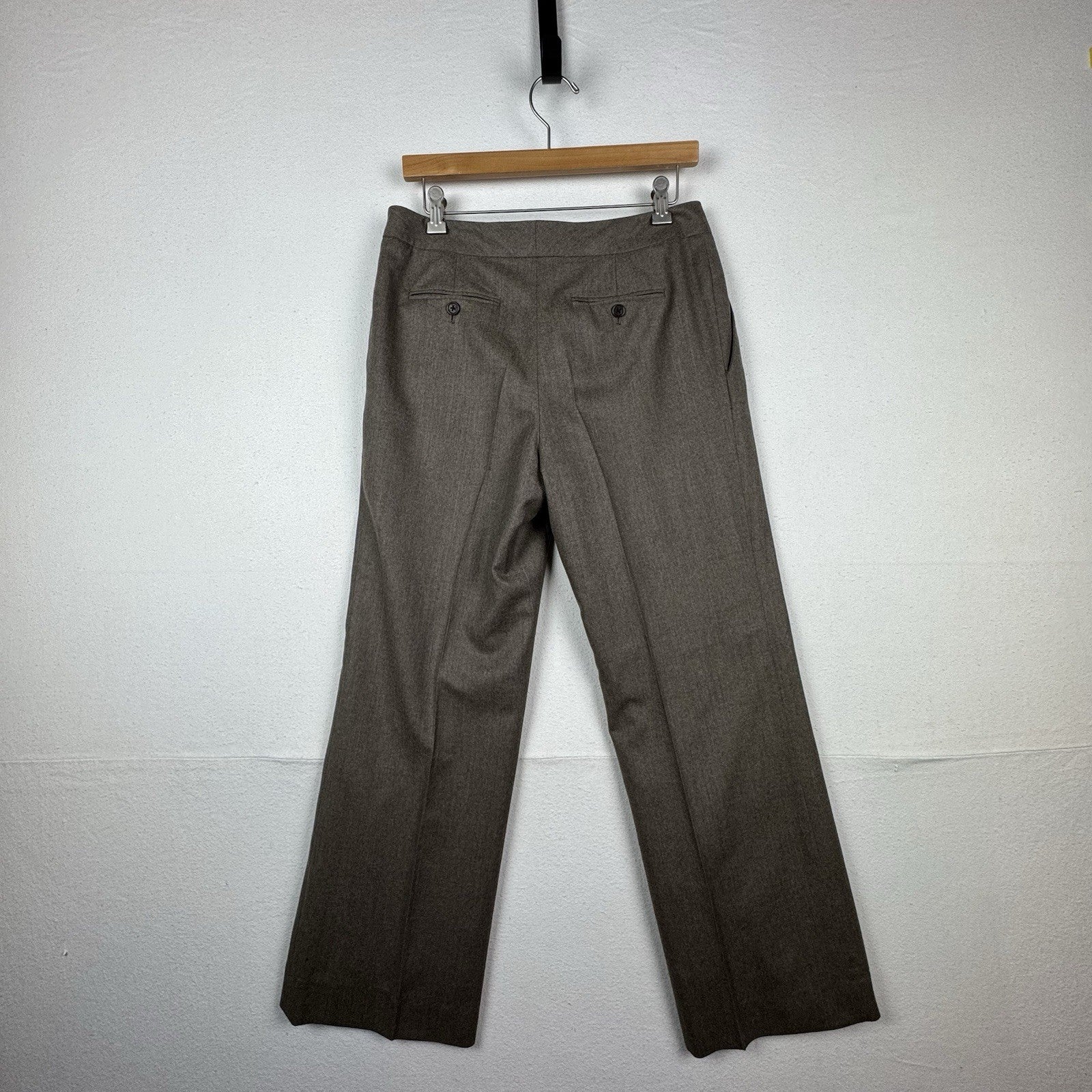 Brooks Brothers Carolina Fit Women’s 100% Wool Tan Brown Slacks Size 10
