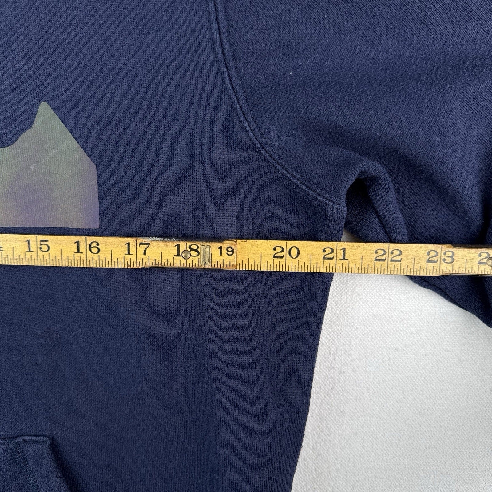 LRG Lifted Research Group Blue Mens Medium Mountain Graphic Reflective Logo