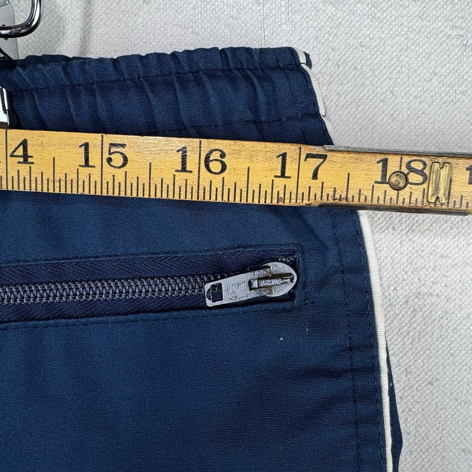 60’s Vintage Catalina Men's 38 Blue Swim Shorts 2” Made In California USA